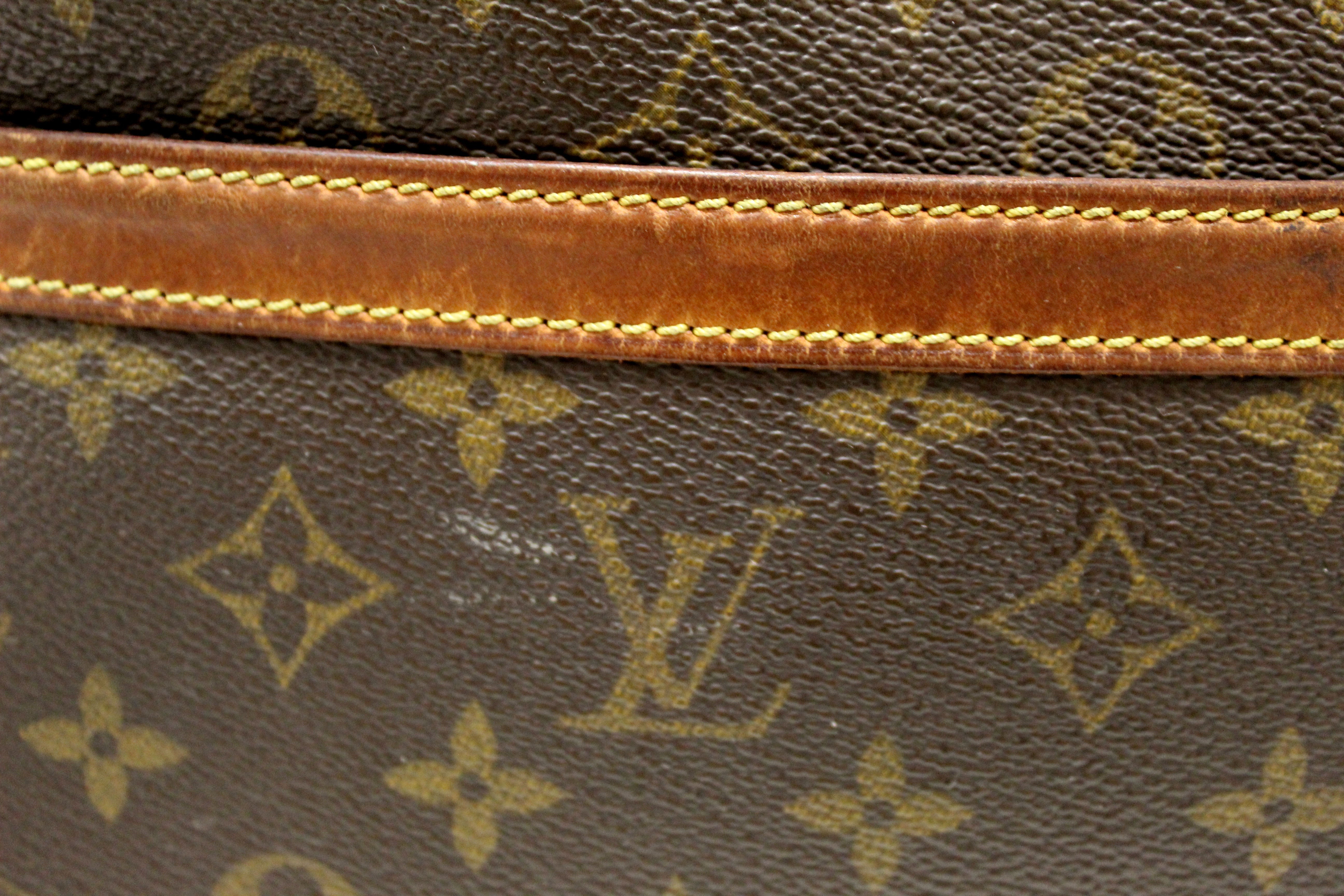 LOUIS VUITTON Authentic Women's Reporter PM Shoulder Bag Monogram Brown  Leather