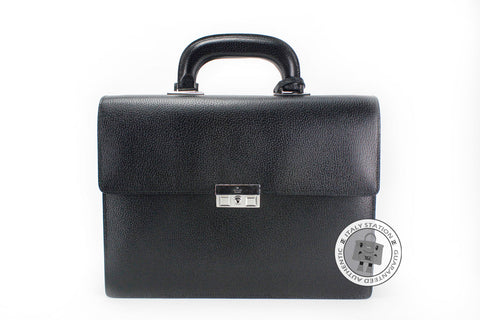 Gucci 201849 B690N Black / 1000 Leather Briefcases Shw