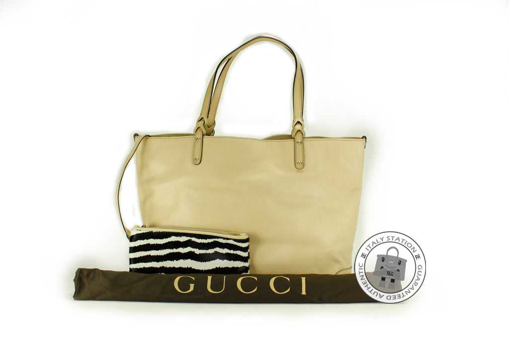 GUCCI Gucci 247207 ALV9G Gucci Craft Detachable Pocket Beige / 9969 Le | Italystation.com - Shop Now at italystation.com