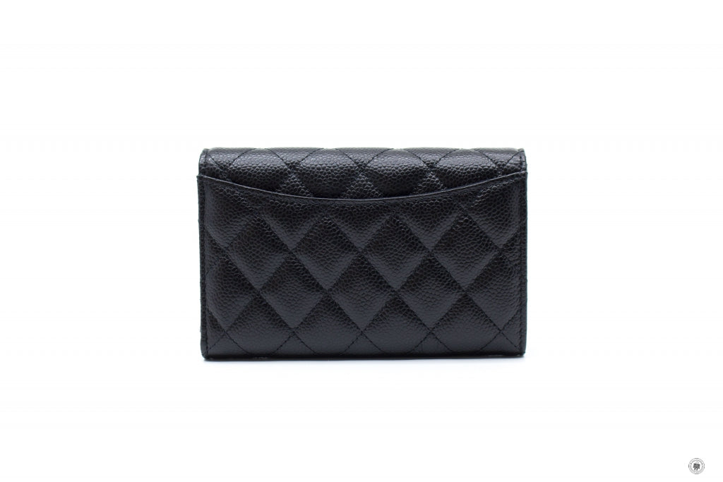 CHANEL Chanel AP0232Y01864 Classic Flap Wallet Black / C3906 Caviar Sh | Italystation.com - Shop Now at italystation.com