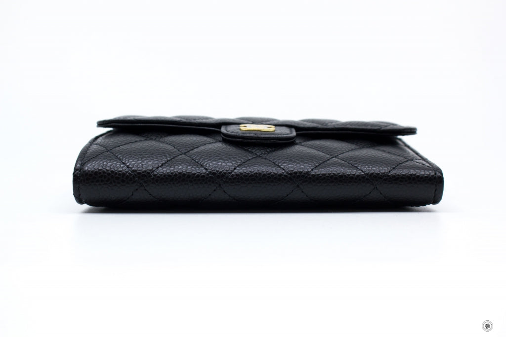 CHANEL Chanel AP0232Y01864 Classic Flap Wallet Black / C3906 Caviar Sh | Italystation.com - Shop Now at italystation.com