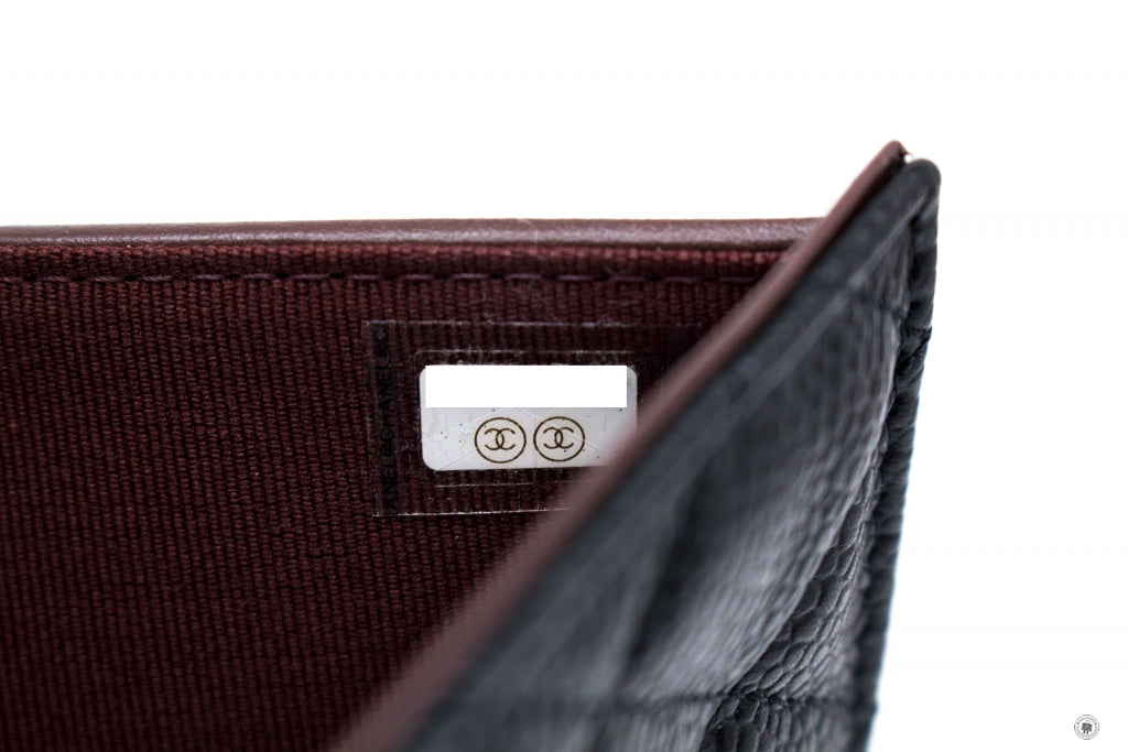 CHANEL Chanel AP0232Y01864 Classic Flap Wallet Black / C3906 Caviar Sh | Italystation.com - Shop Now at italystation.com