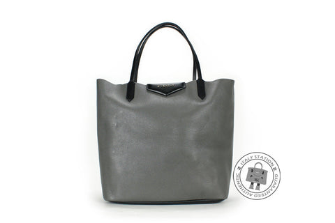 Givenchy 13L 5315 111 Antigona Shopping Elephant Grey / 031 Goat Medium Tote Bag Ghw