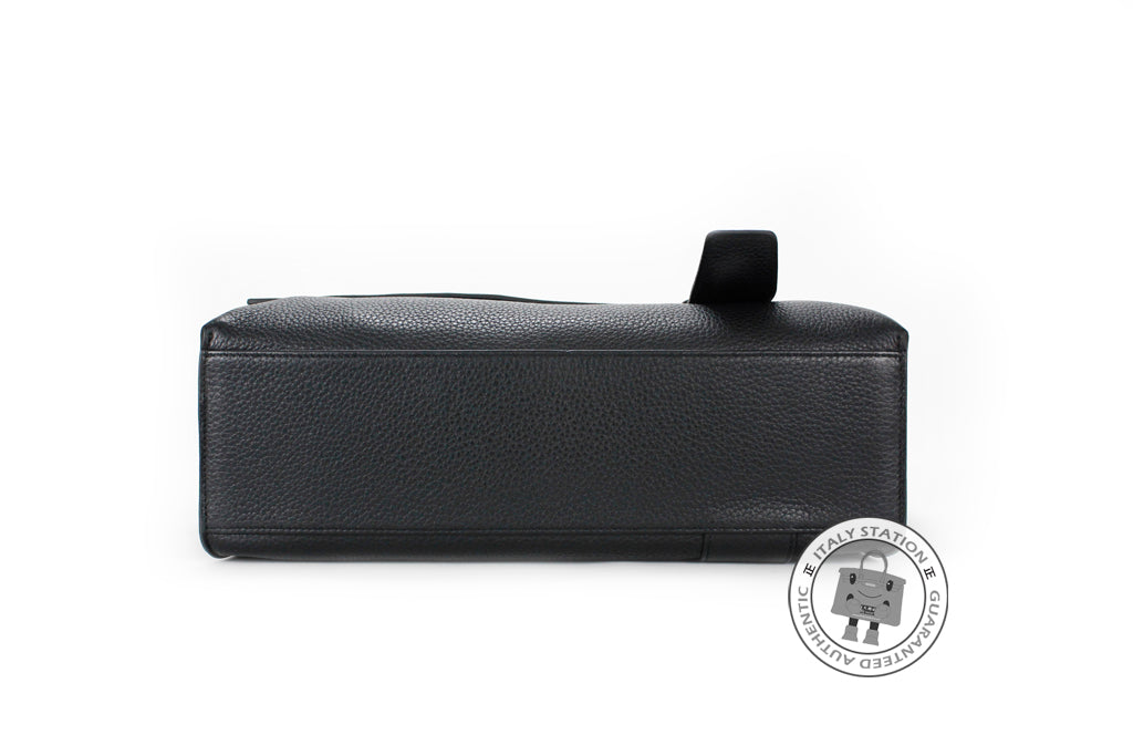 HERMES Hermes Alfred Black / CK89 Taurillon Clemence Messenger Bags Ph | Italystation.com - Shop Now at italystation.com