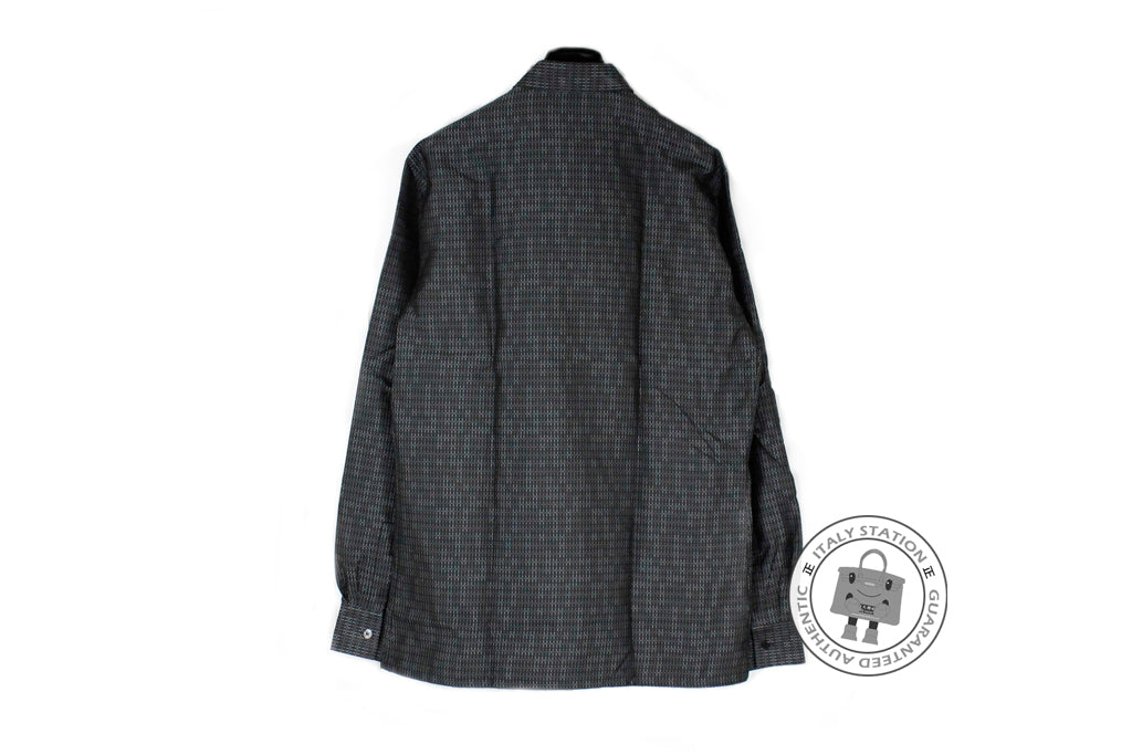 HERMES Hermes 346220HG Chem Ajustee Col Droit Souple Noir / 02 Cotton  | Italystation.com - Shop Now at italystation.com