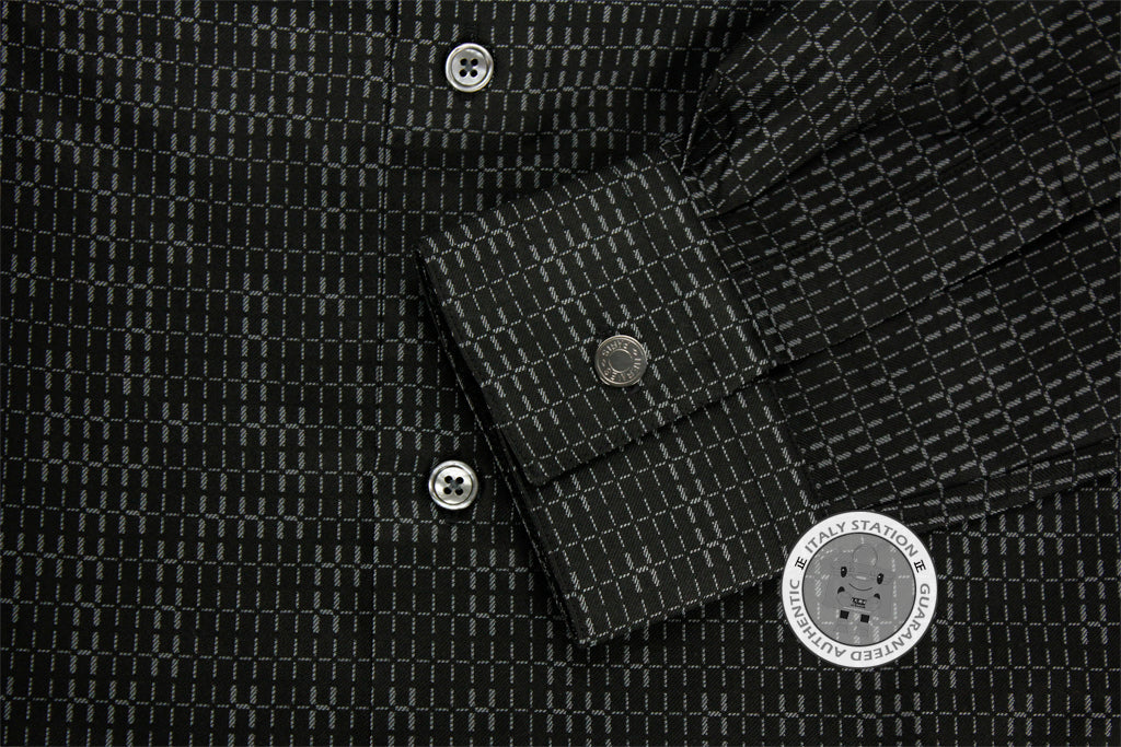 HERMES Hermes 346220HG Chem Ajustee Col Droit Souple Noir / 02 Cotton  | Italystation.com - Shop Now at italystation.com
