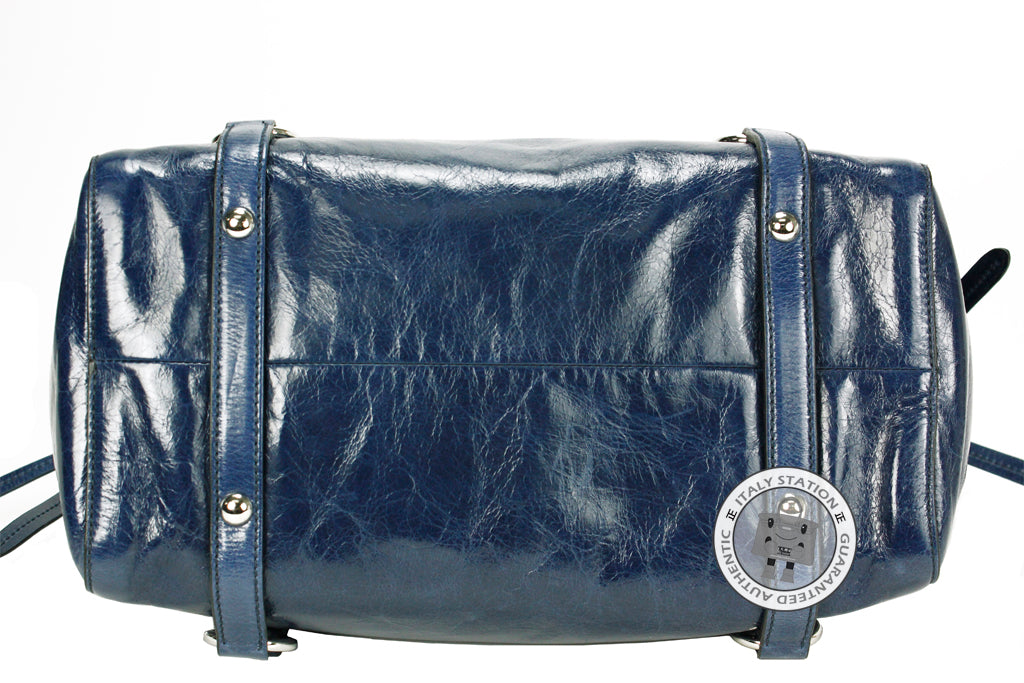 MIU MIU Miu Miu RN0954 X72 Vitello Lux  Shopping Bluette / F0016 Calfs | Italystation.com - Shop Now at italystation.com
