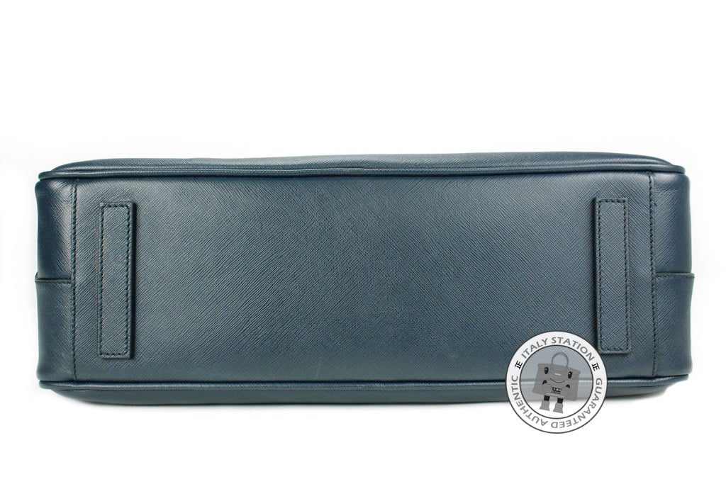 PRADA Prada VS0088 9Z2 Saffiano Travel Borsa DA Viaggio Baltico / F021 | Italystation.com - Shop Now at italystation.com