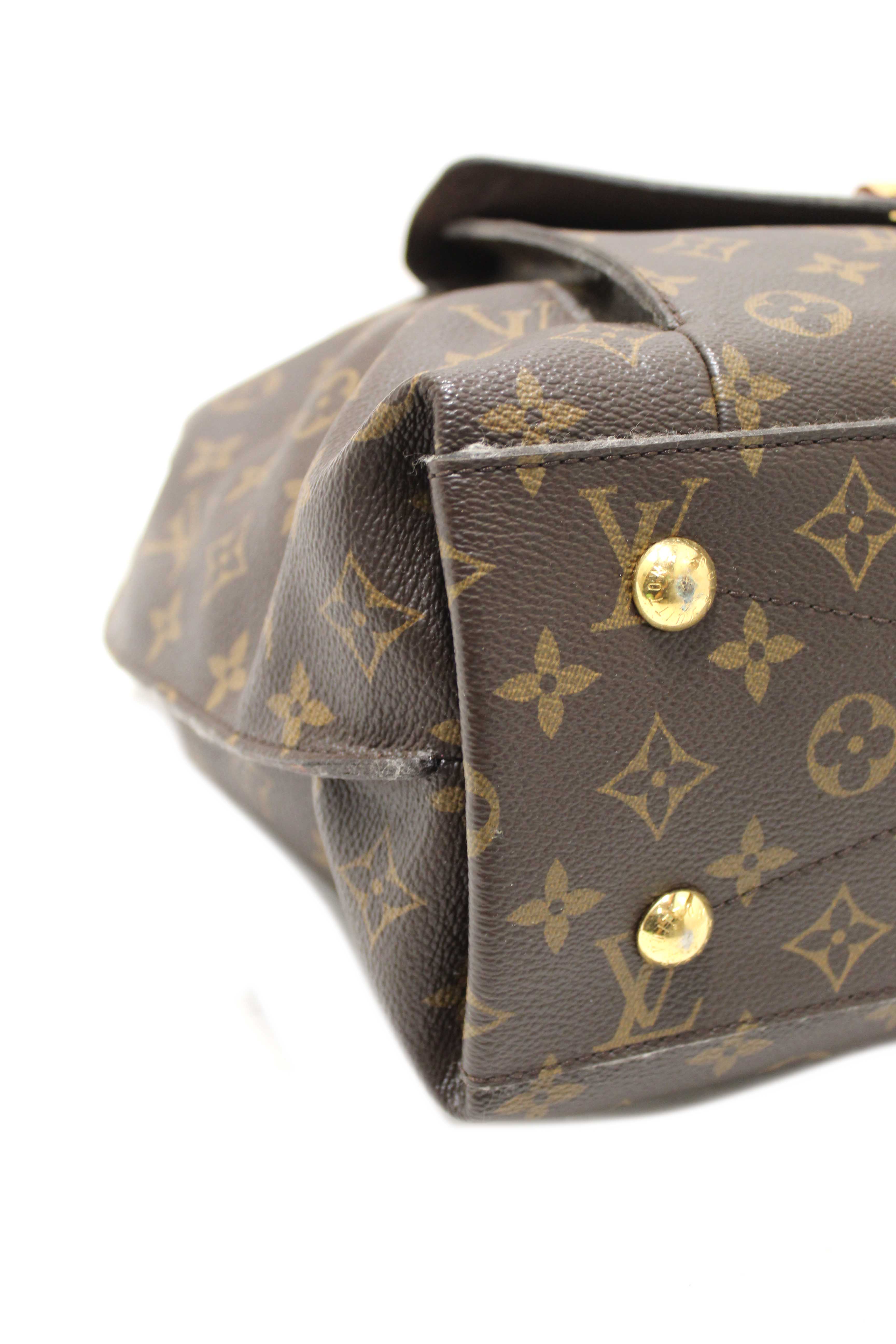 Authentic Louis Vuitton Classic Monogram Canvas Metis Tote Shoulder Bag