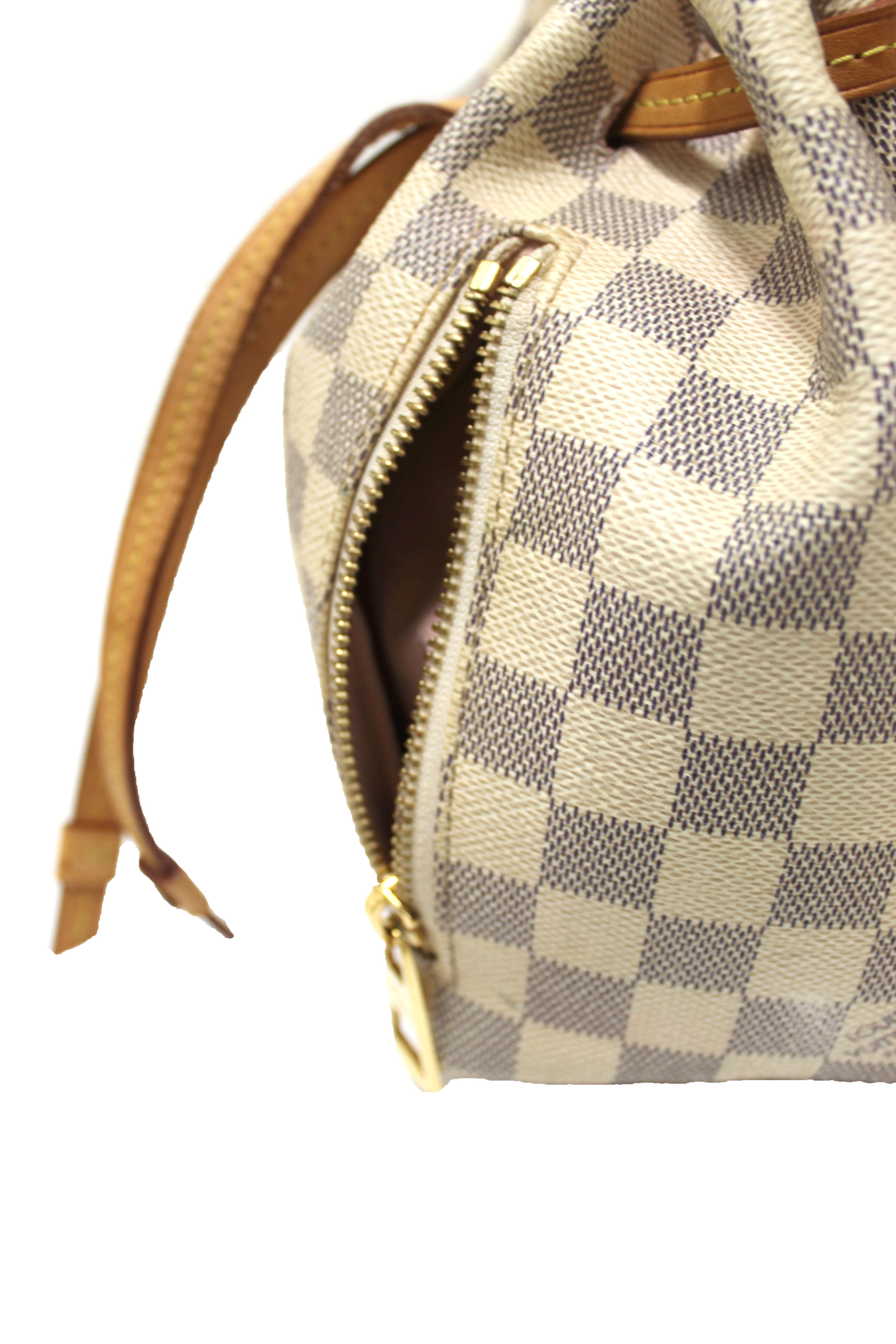 Louis Vuitton Damier Azur Canvas Sperone BB Backpack Bag - Yoogi's Closet