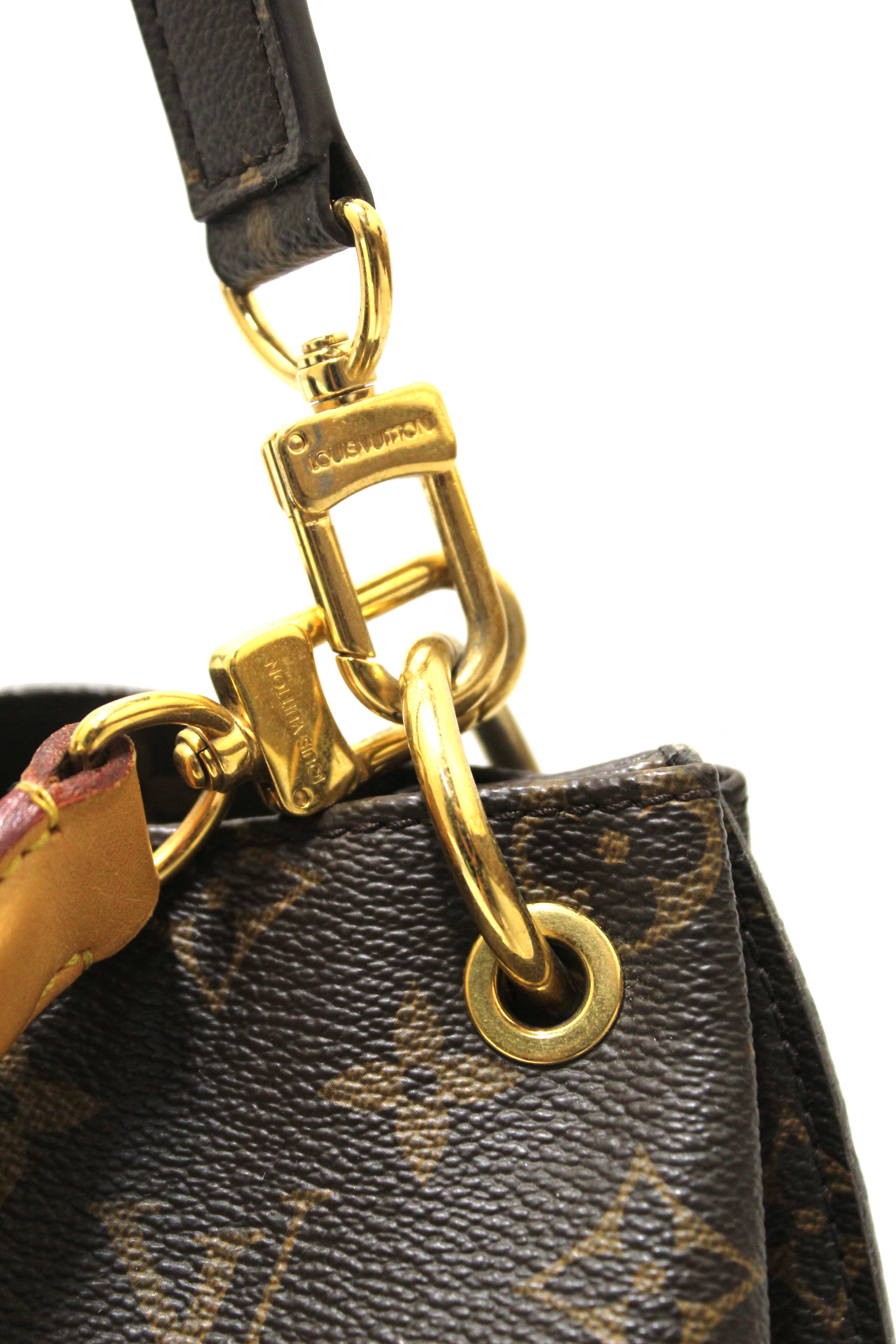 Authentic Louis Vuitton Classic Monogram Canvas Metis Tote Shoulder Bag