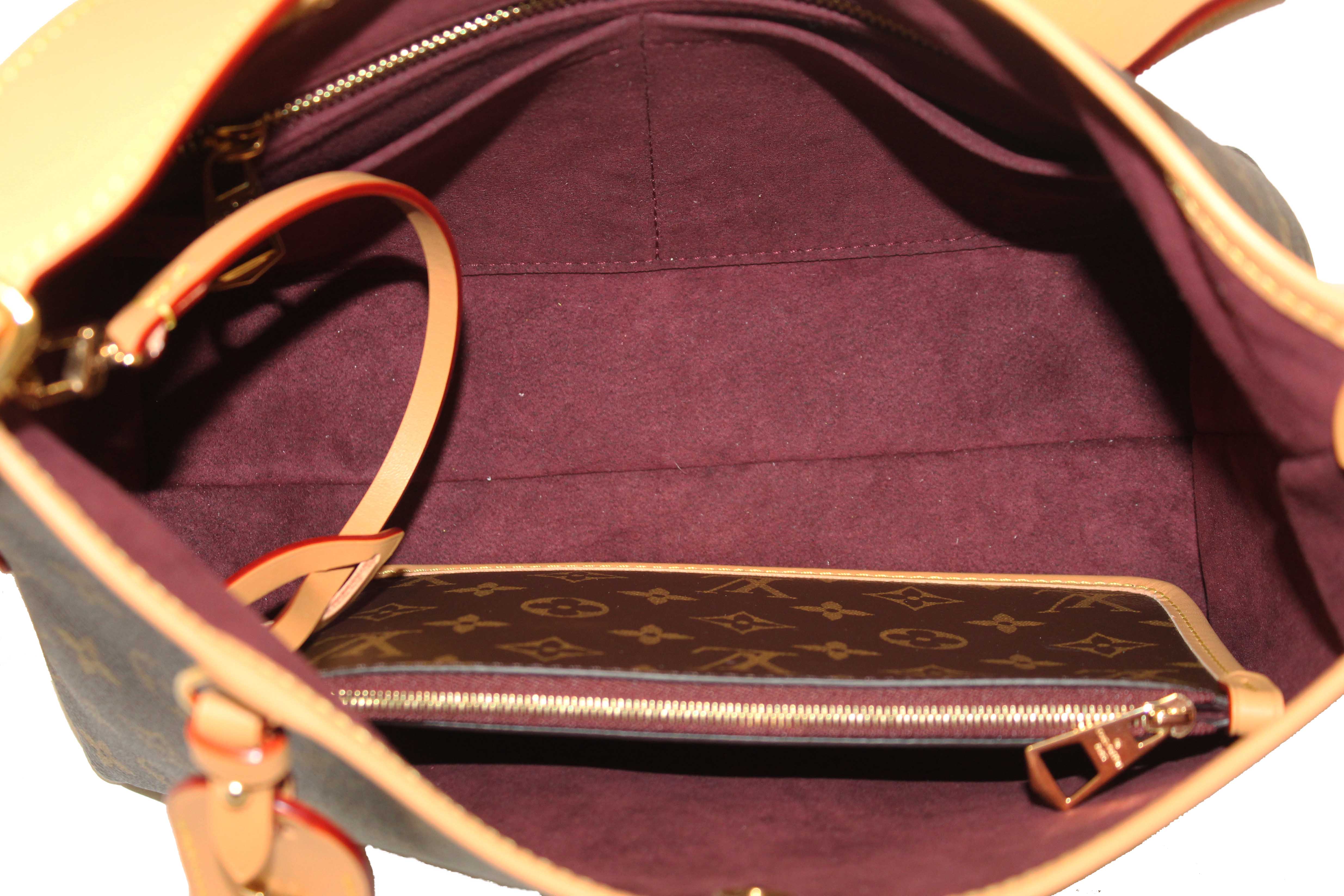 Authentic Louis Vuitton Classic Monogram CarryAll PM Hobo Shoulder Tote