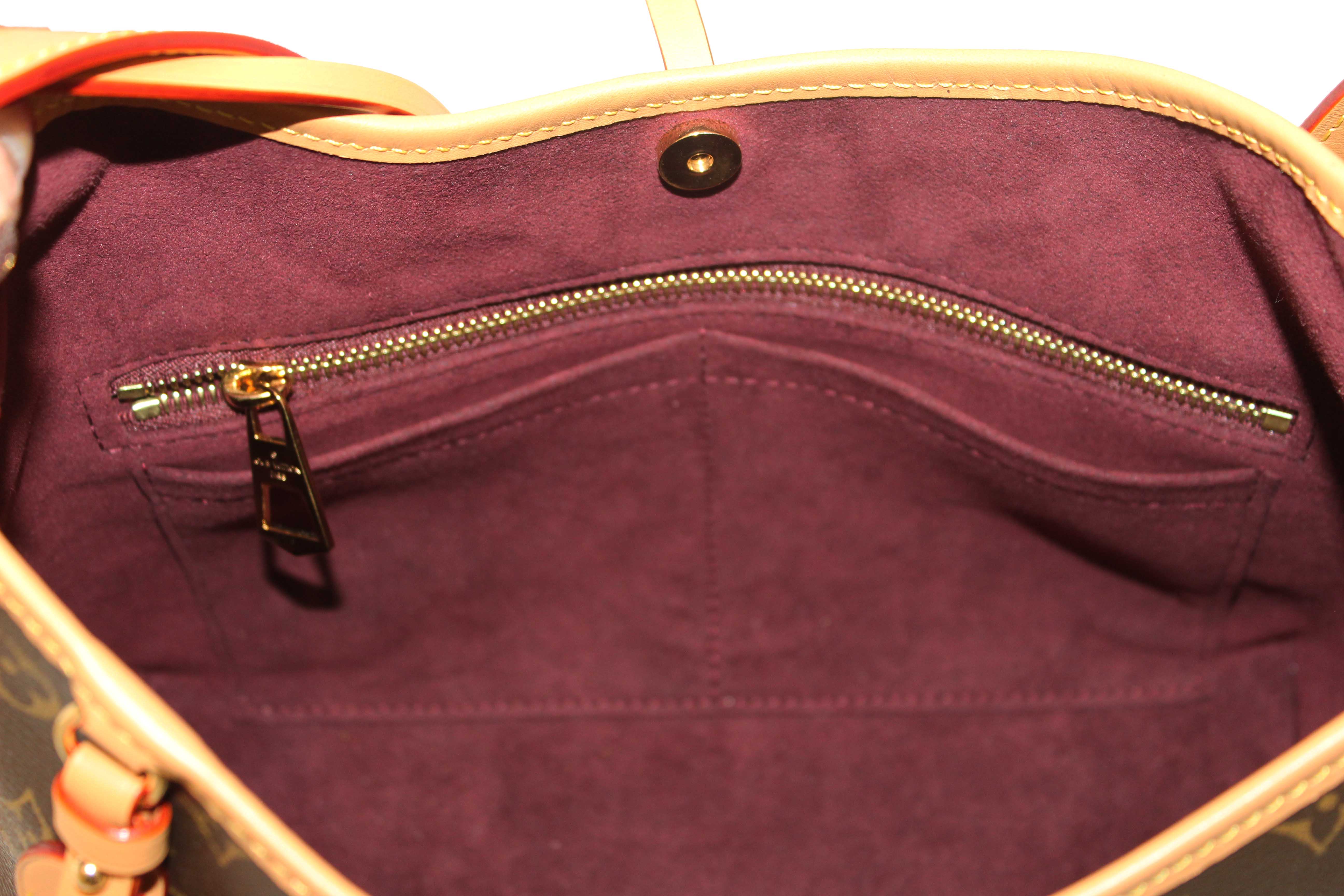 Authentic Louis Vuitton Classic Monogram CarryAll PM Hobo Shoulder Tote