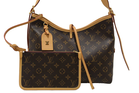 Authentic Louis Vuitton Classic Monogram CarryAll PM Hobo Shoulder Tote