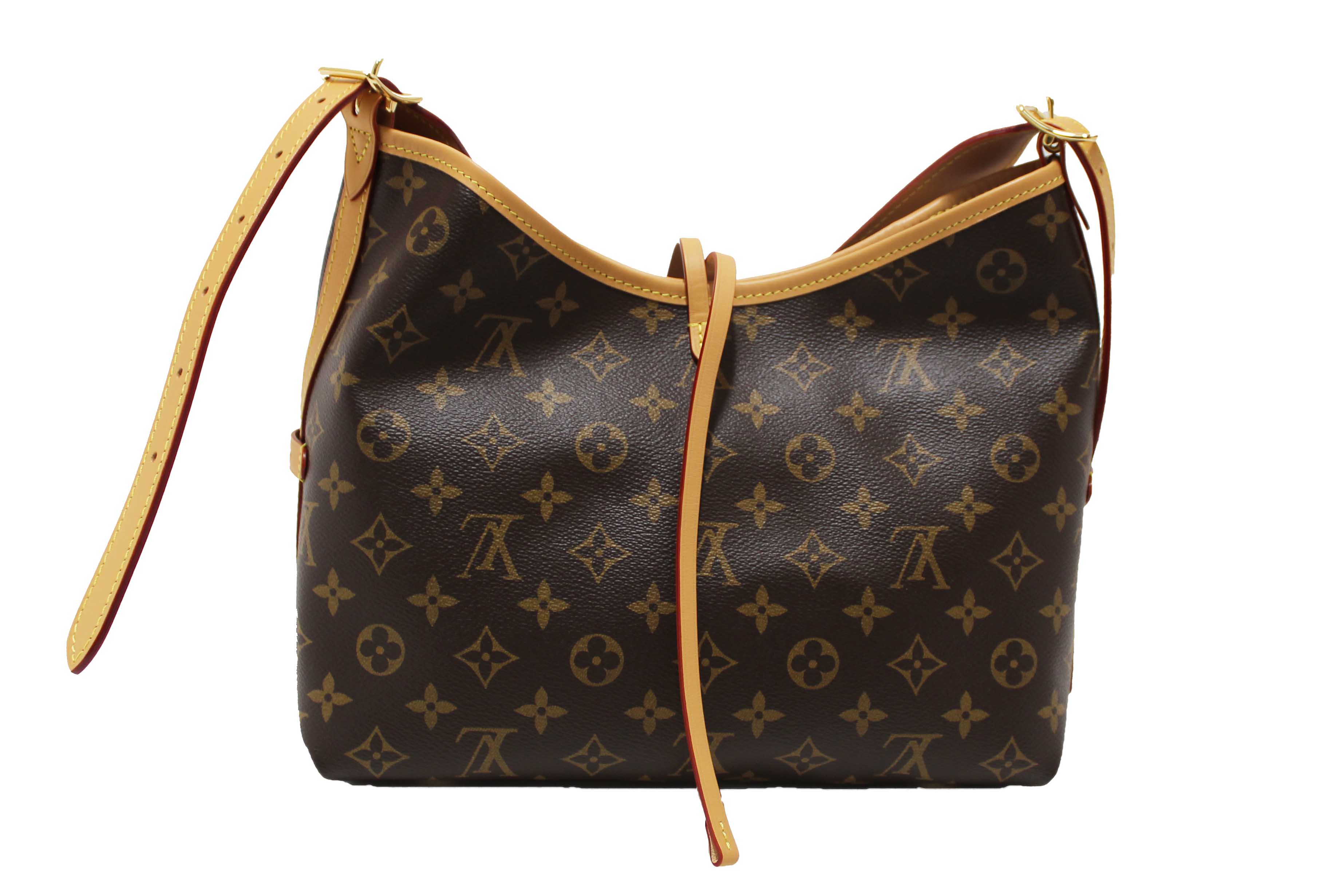 Authentic Louis Vuitton Classic Monogram CarryAll PM Hobo Shoulder Tote