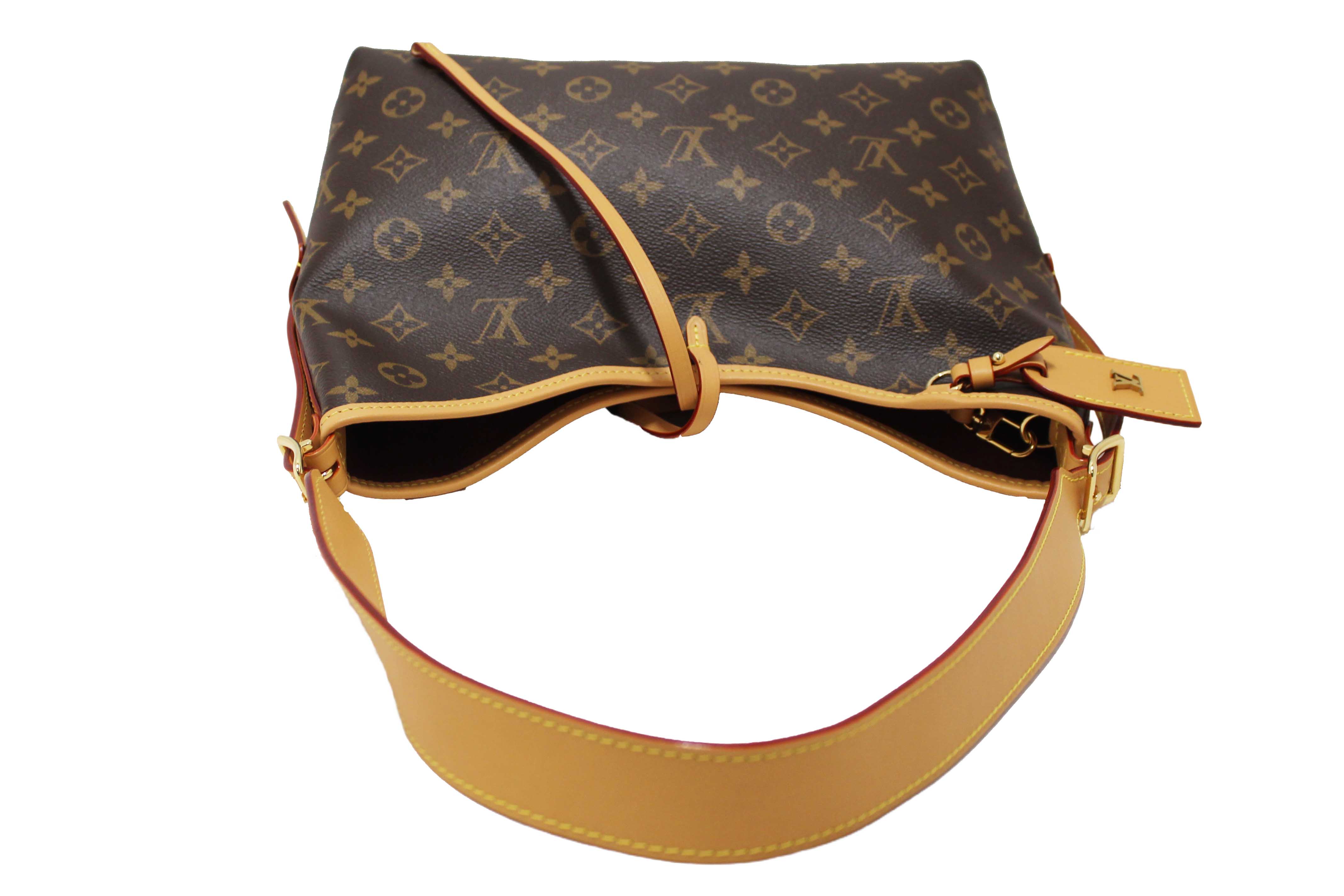 Authentic Louis Vuitton Classic Monogram CarryAll PM Hobo Shoulder Tote