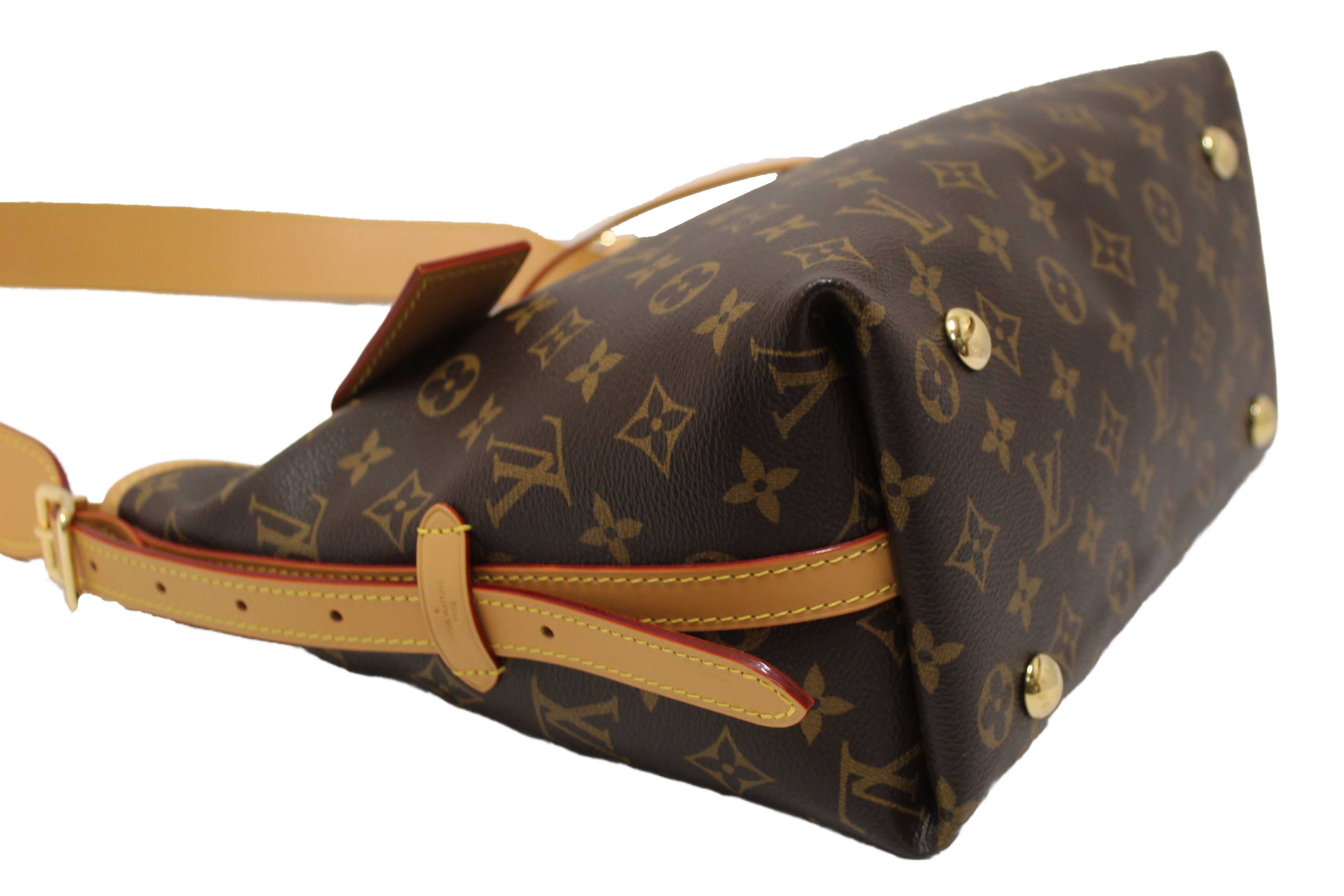 Authentic Louis Vuitton Classic Monogram CarryAll PM Hobo Shoulder Tote