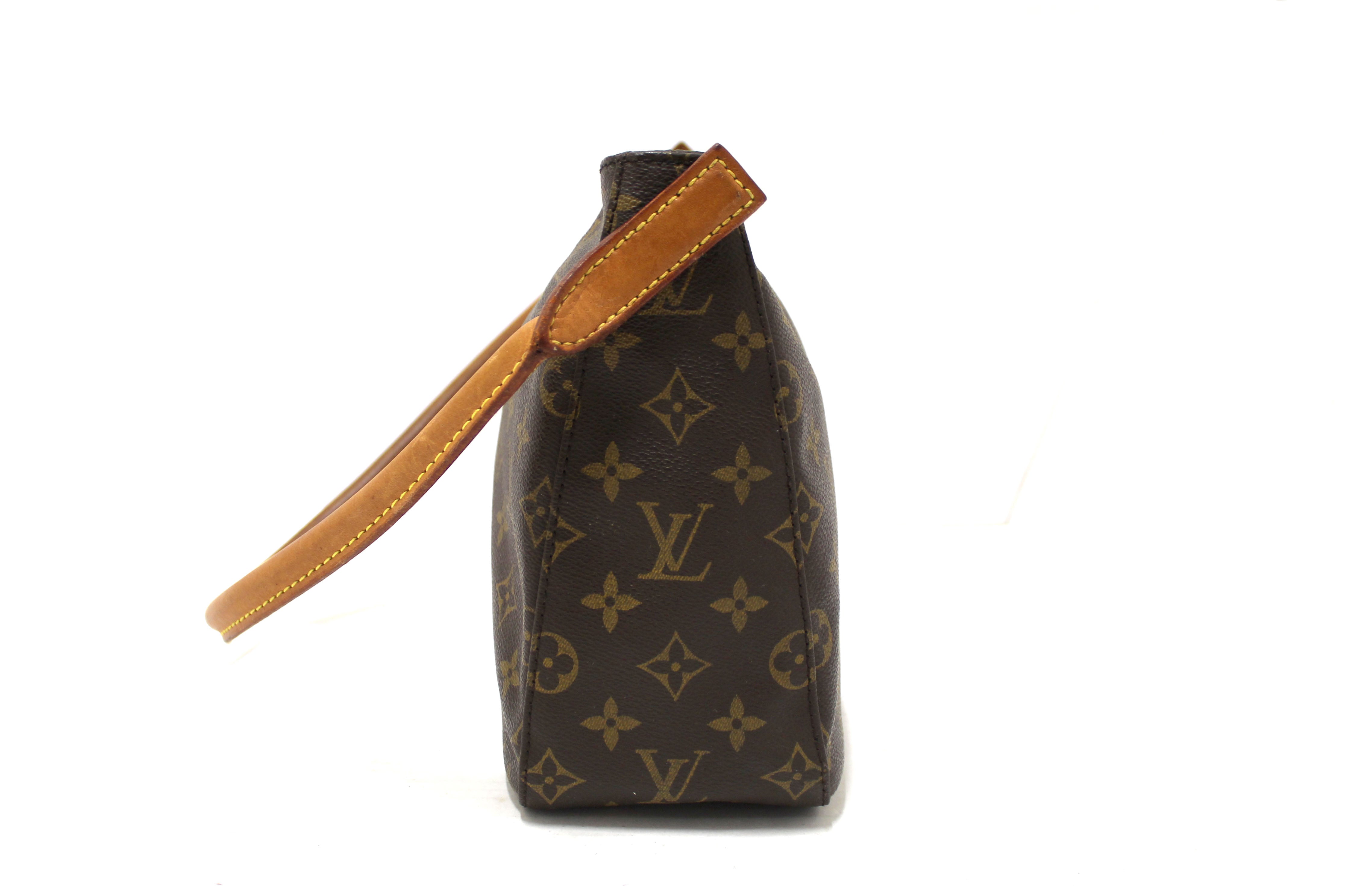 Authentic Louis Vuitton Classic Monogram Canvas Looping PM Shoulder Bag