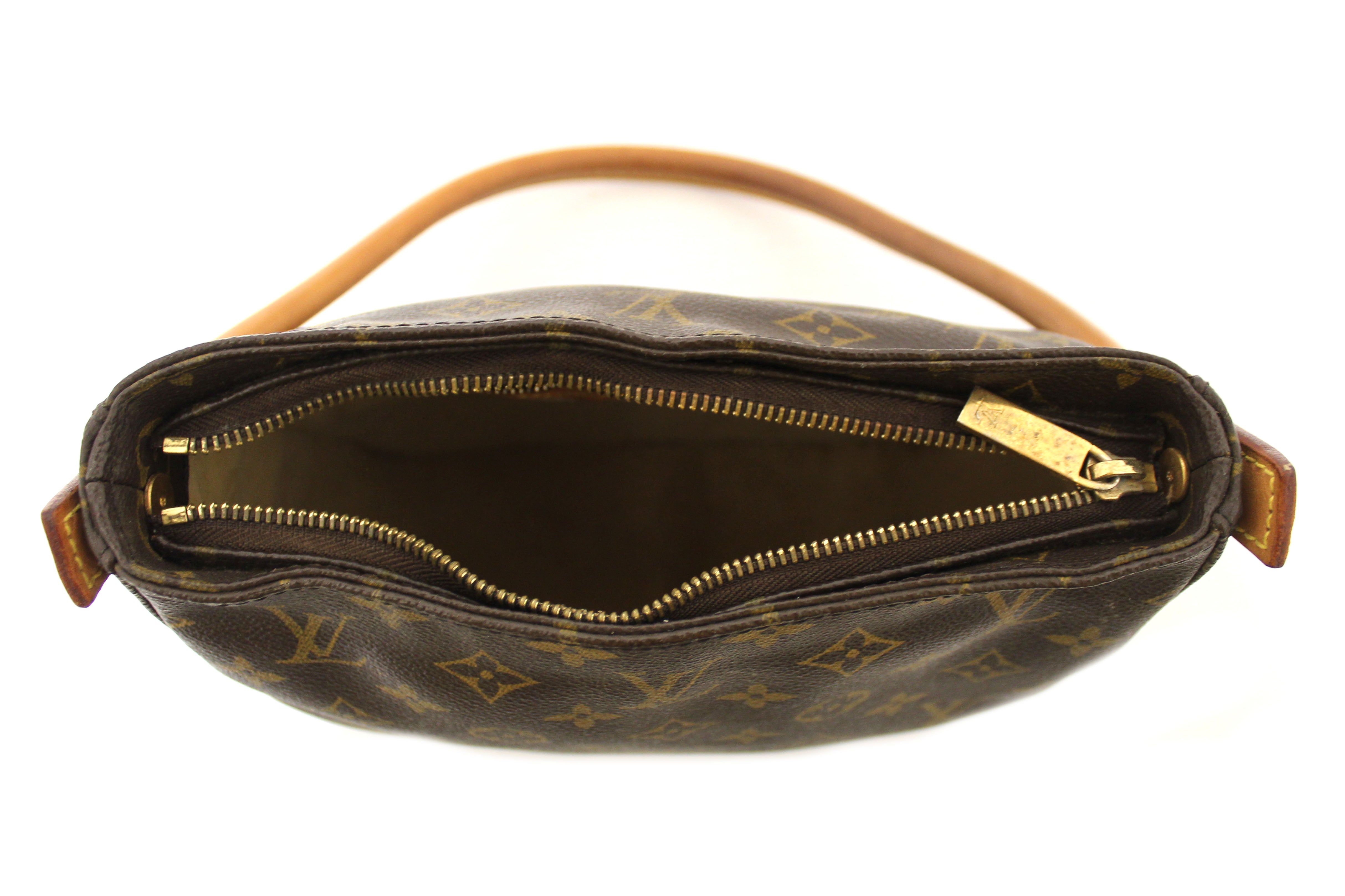 Authentic Louis Vuitton Classic Monogram Canvas Looping PM Shoulder Bag