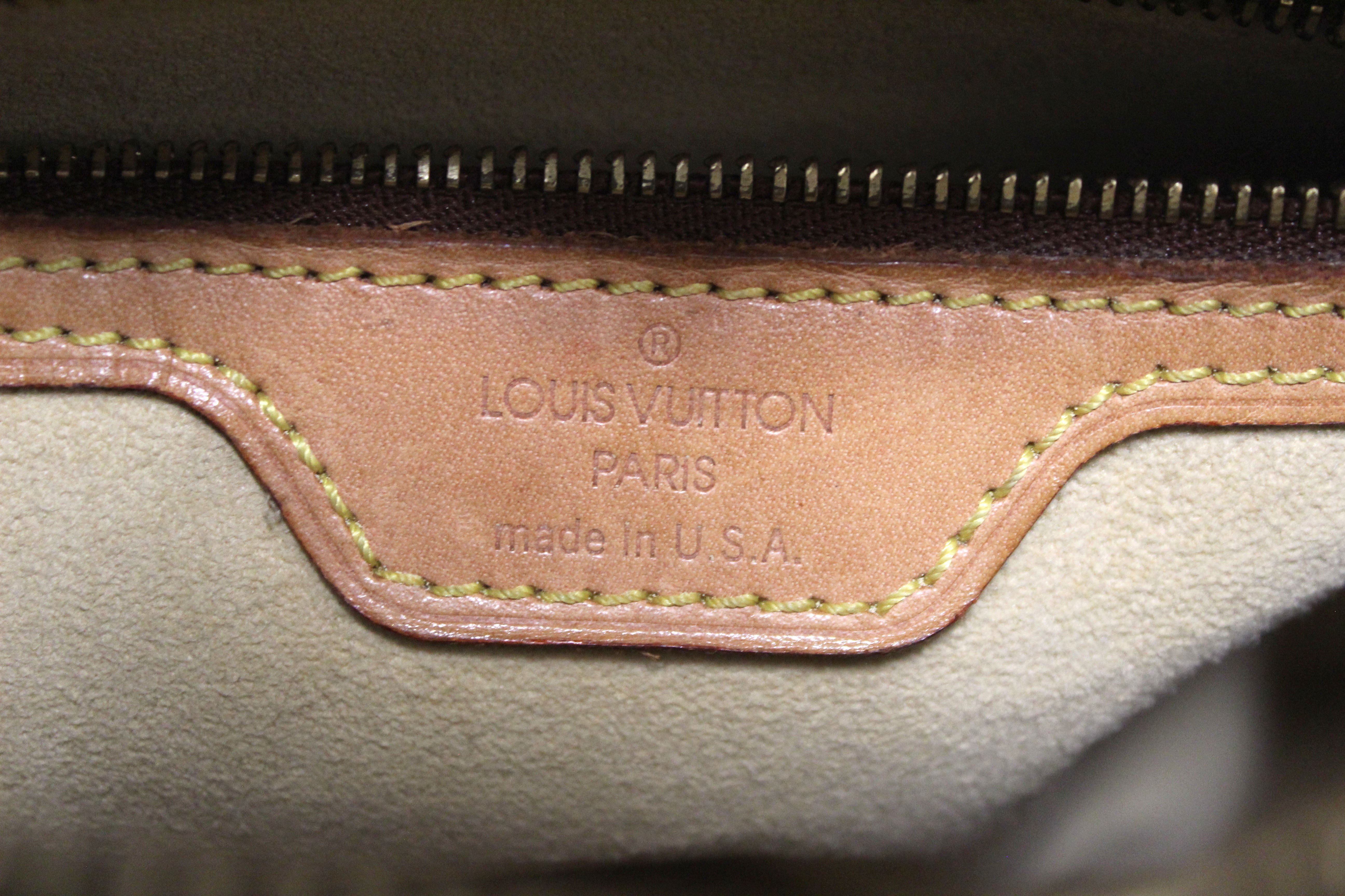 Authentic Louis Vuitton Classic Monogram Canvas Looping PM Shoulder Bag