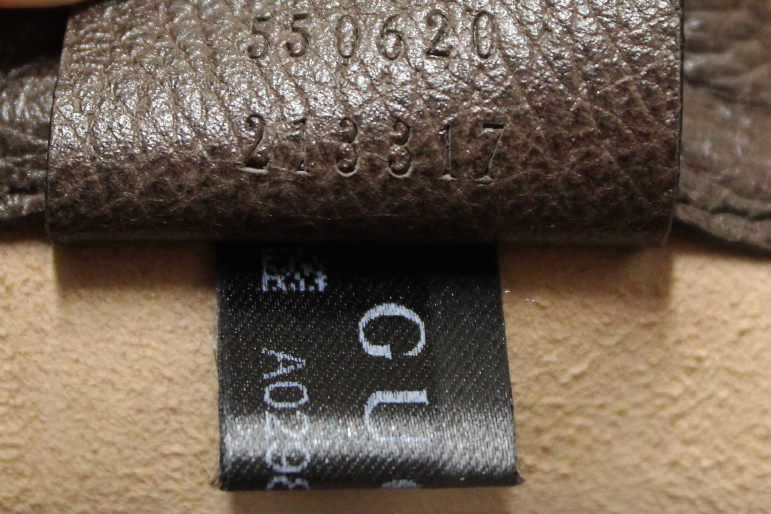 Authentic Gucci Brown Ophidia GG Supreme Mini Bucket Bag