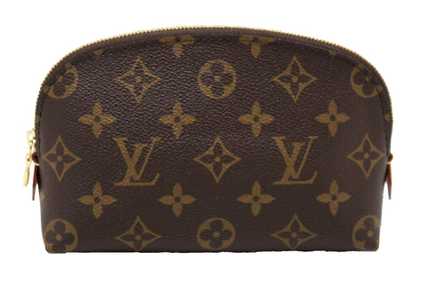 Authentic Louis Vuitton Classic Monogram Canvas Cosmetic Pouch