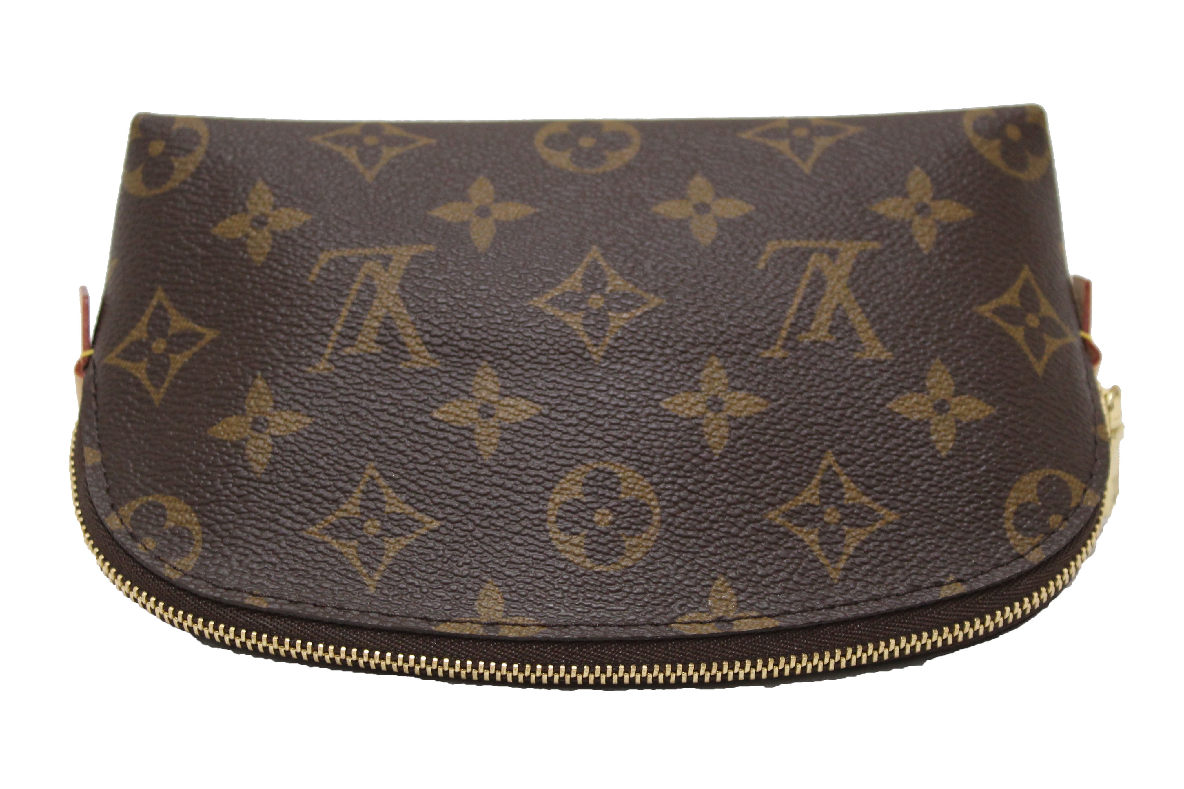 Louis Vuitton Cosmetic Pouch Monogram Giant Khaki Green/Beige in Coated  Canvas/Leather with Gold-tone - US
