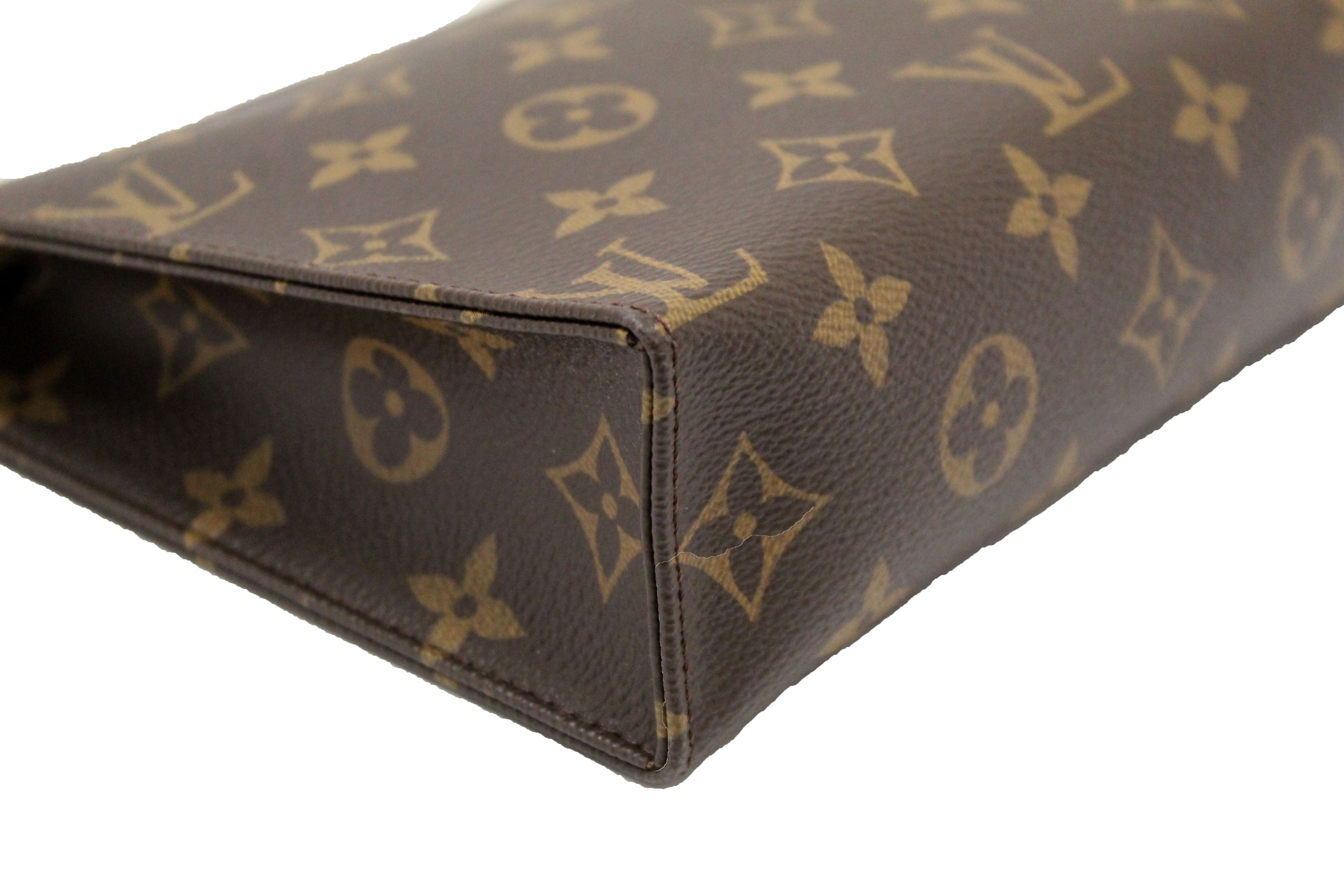 Authentic Louis Vuitton Classic Monogram Toiletry Pouch 19