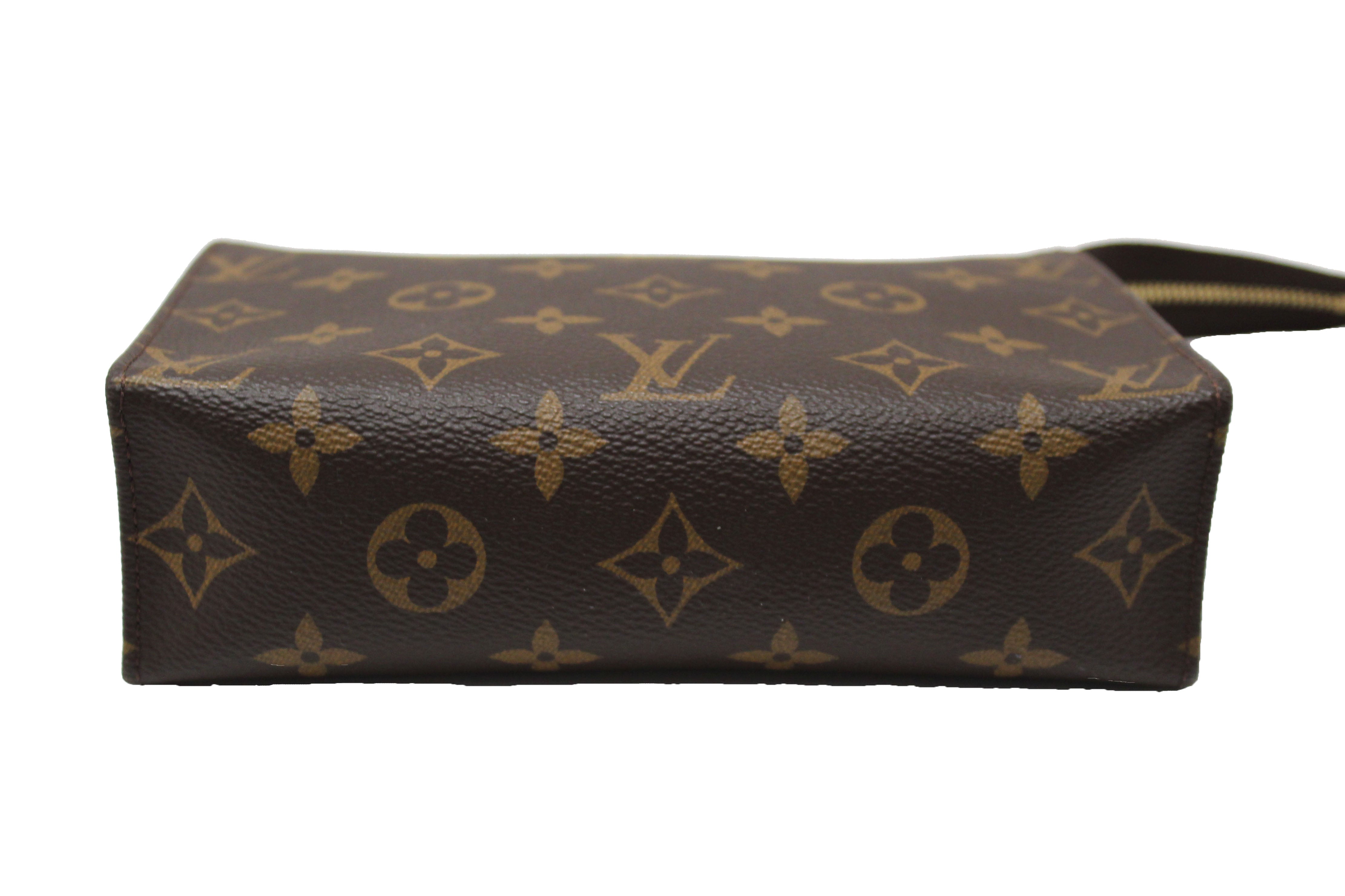 Authentic Louis Vuitton Classic Monogram Toiletry Pouch 19