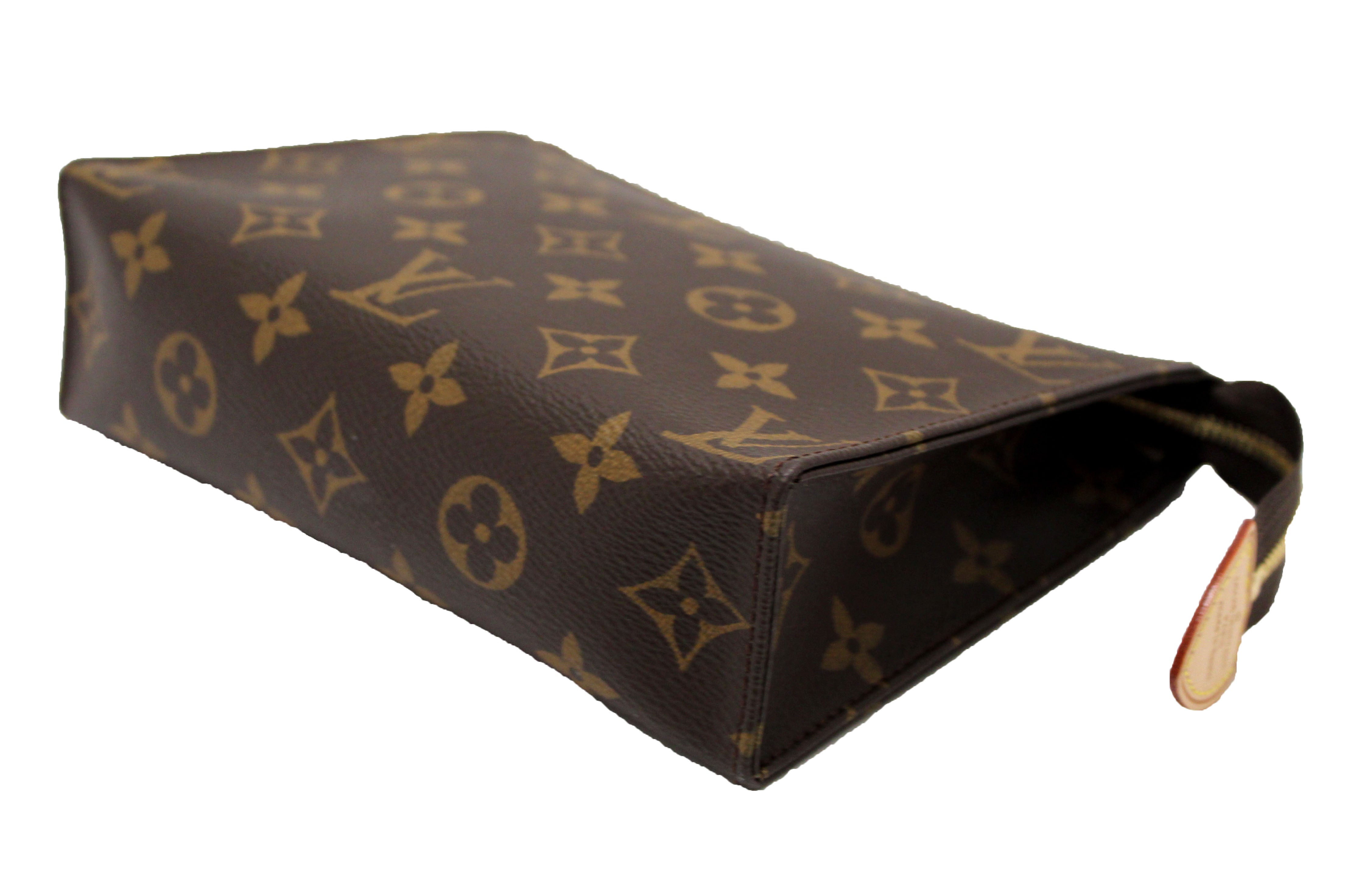 Authentic Louis Vuitton Classic Monogram Toiletry Pouch 19