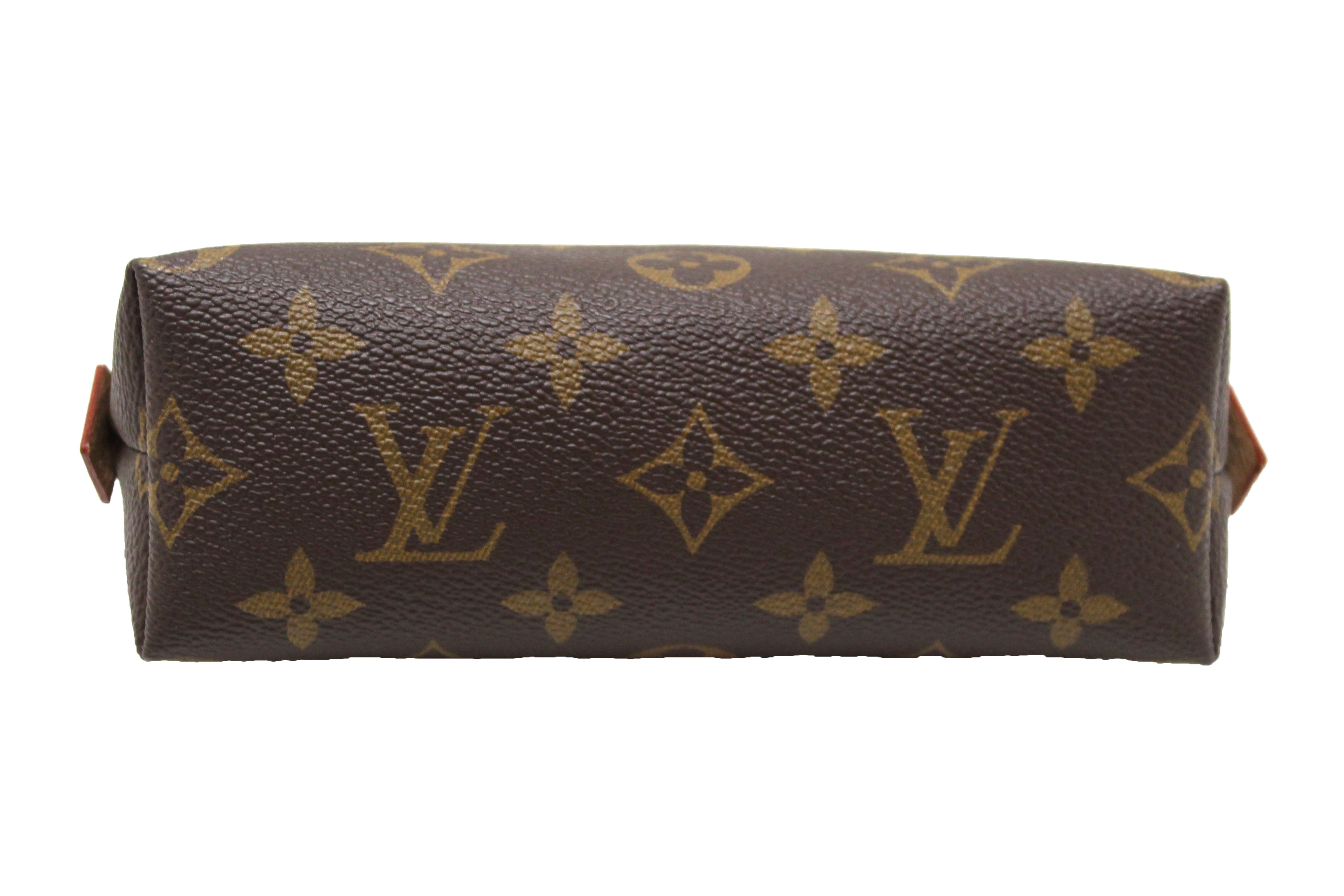 Authentic Louis Vuitton Classic Monogram Canvas Cosmetic Pouch