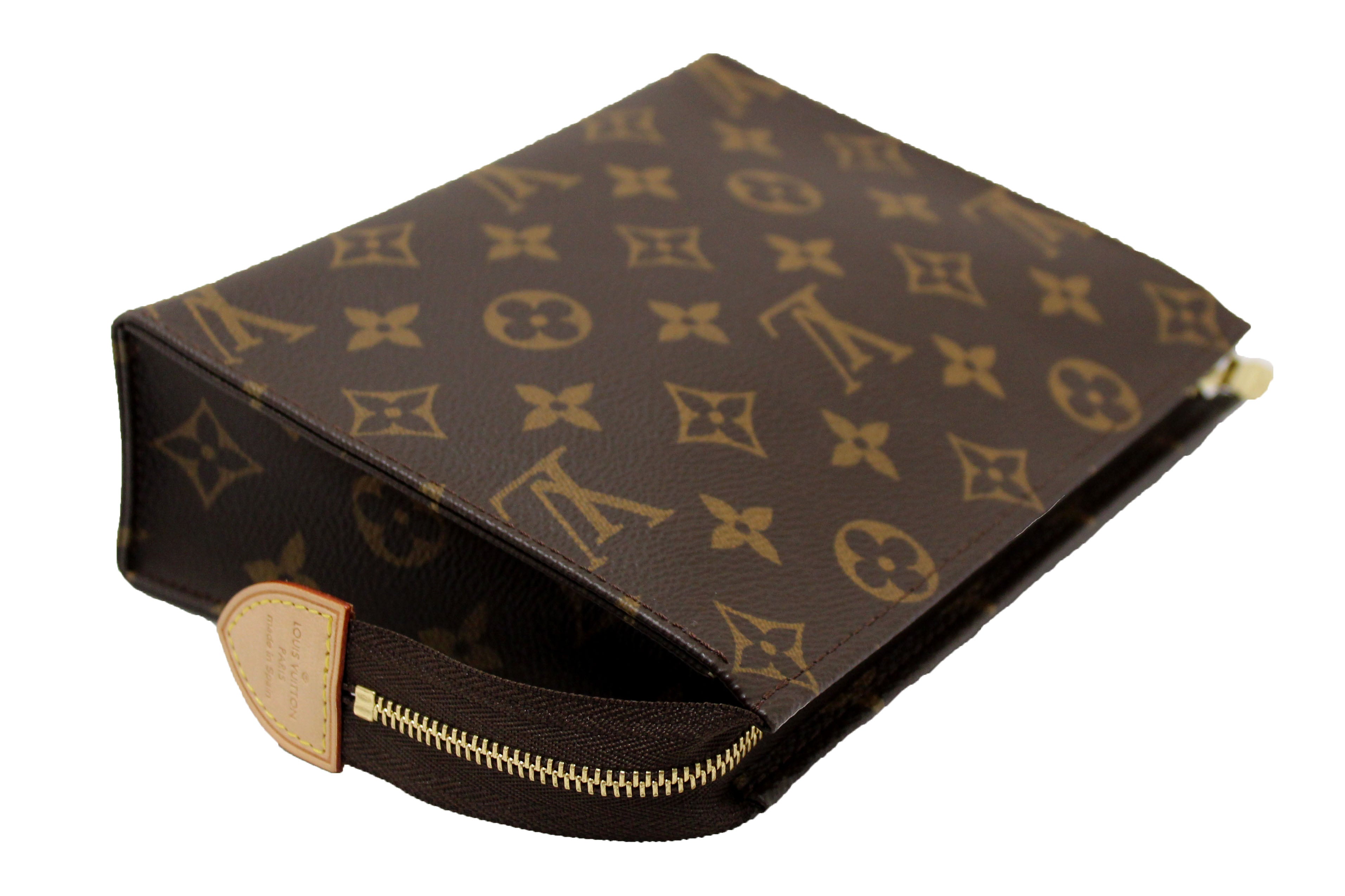 Authentic Louis Vuitton Classic Monogram Toiletry Pouch 19