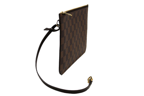 Authentic Louis Vuitton Damier Ebene Neverfull Pouch Pochette