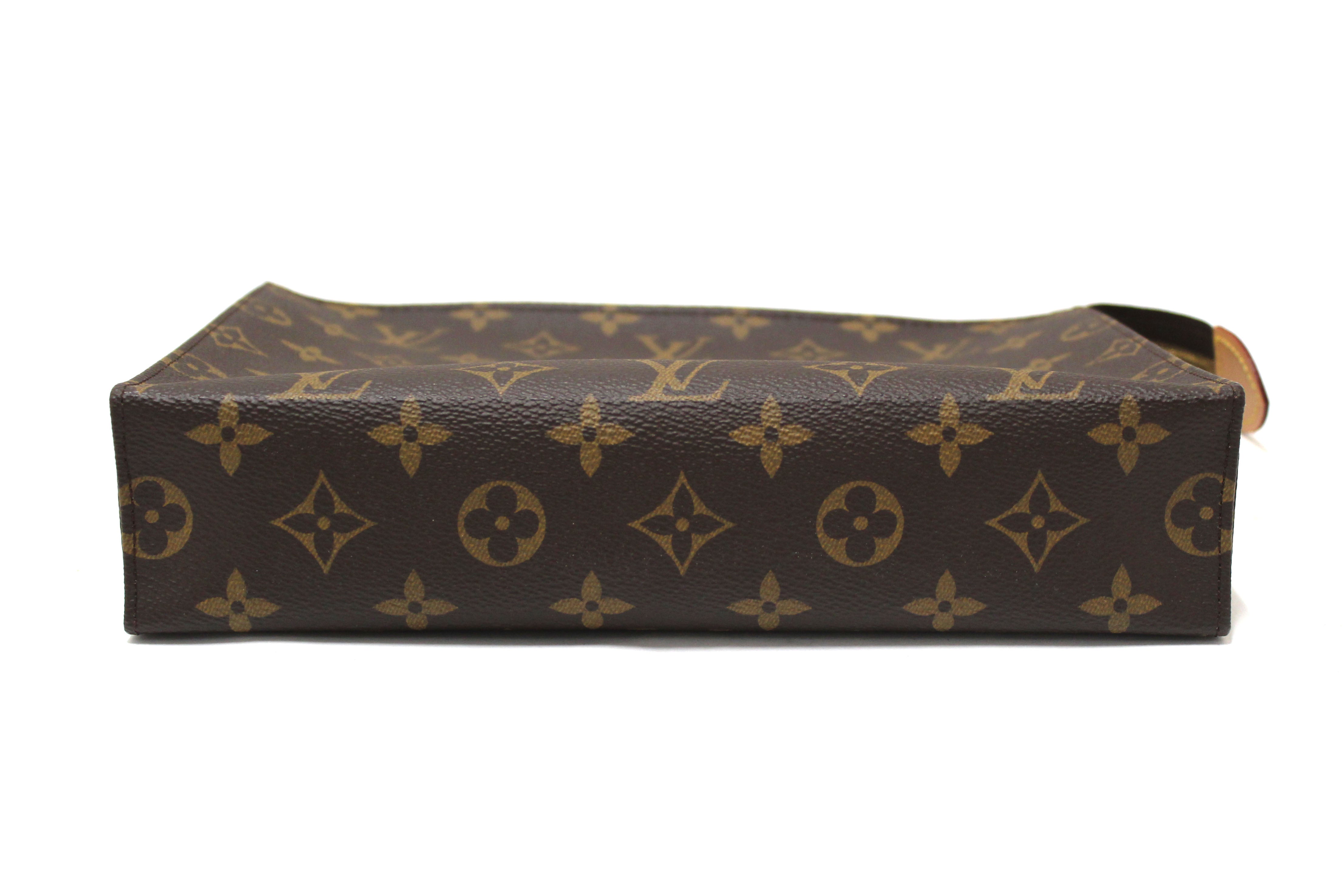 Authentic Louis Vuitton Classic Monogram Toiletry Pouch 26