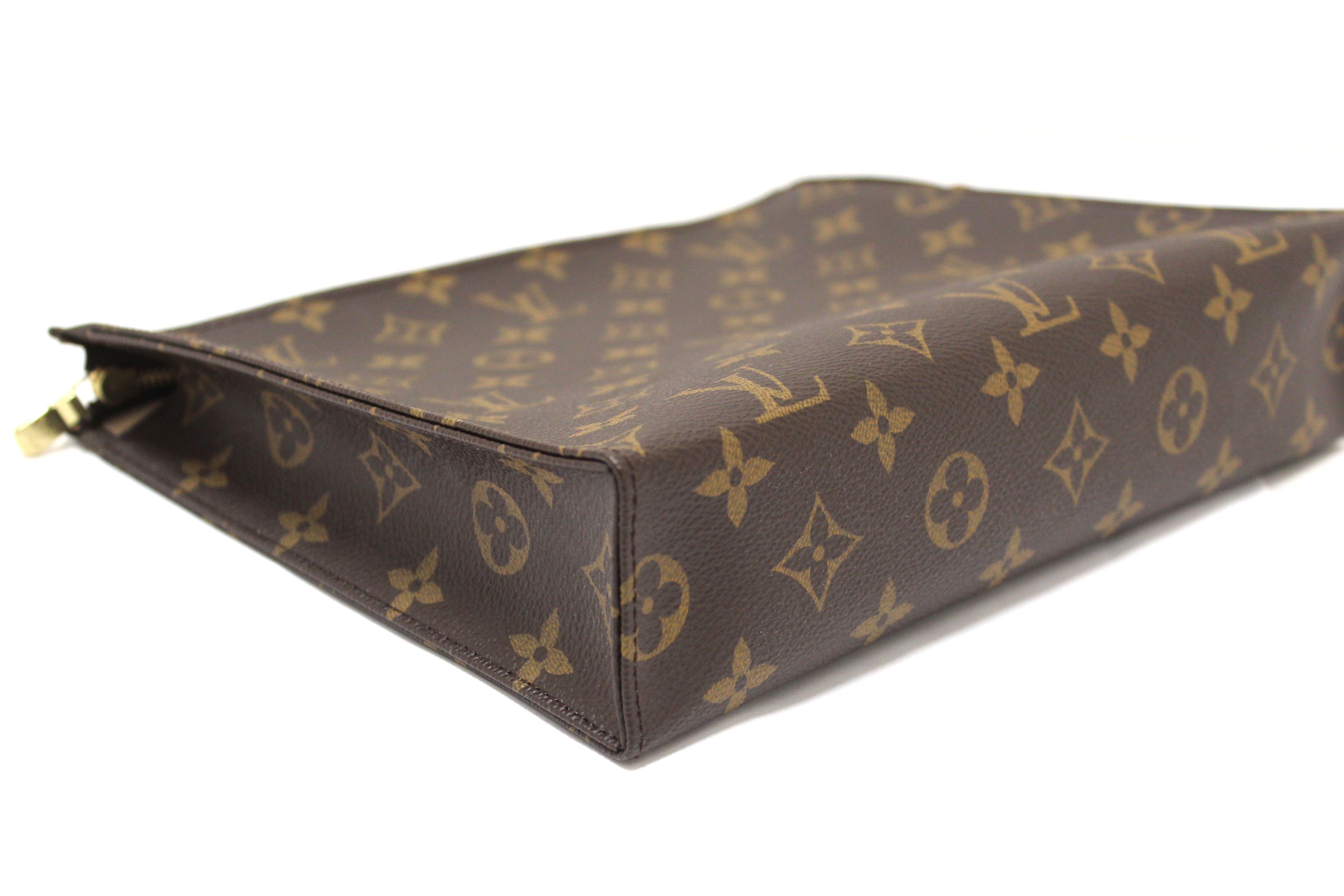 Authentic Louis Vuitton Classic Monogram Toiletry Pouch 26