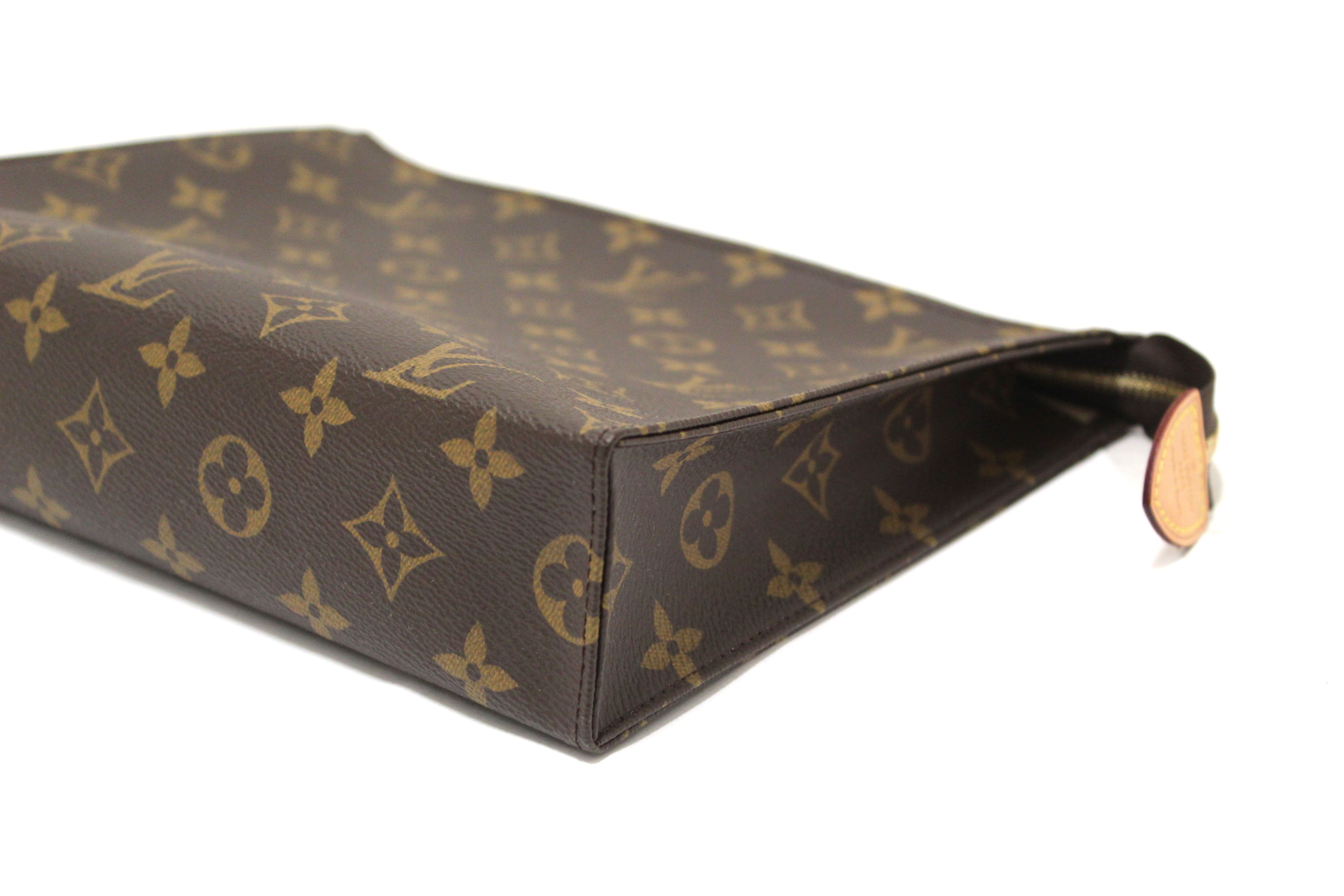 Authentic Louis Vuitton Classic Monogram Toiletry Pouch 26
