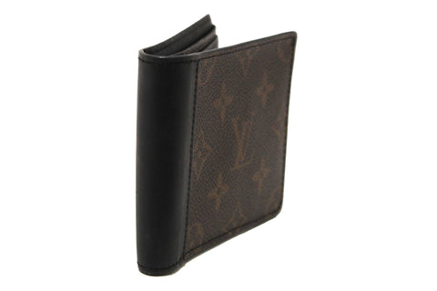 Authentic Louis Vuitton Monogram Macassar Canvas Men's Multiple Wallet