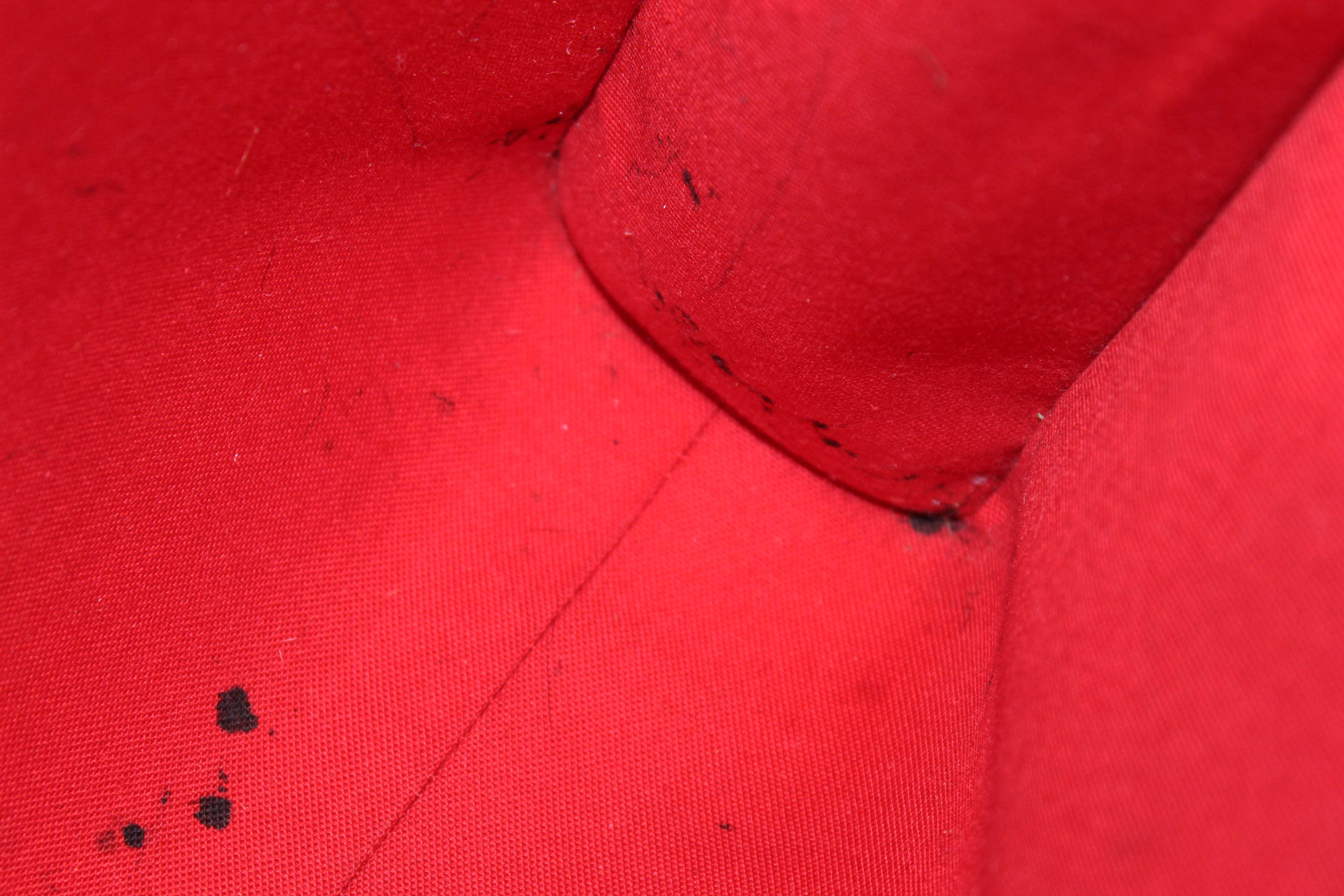 Authentic Louis Vuitton Classic Monogram Sac Plat PM Shoulder Tote