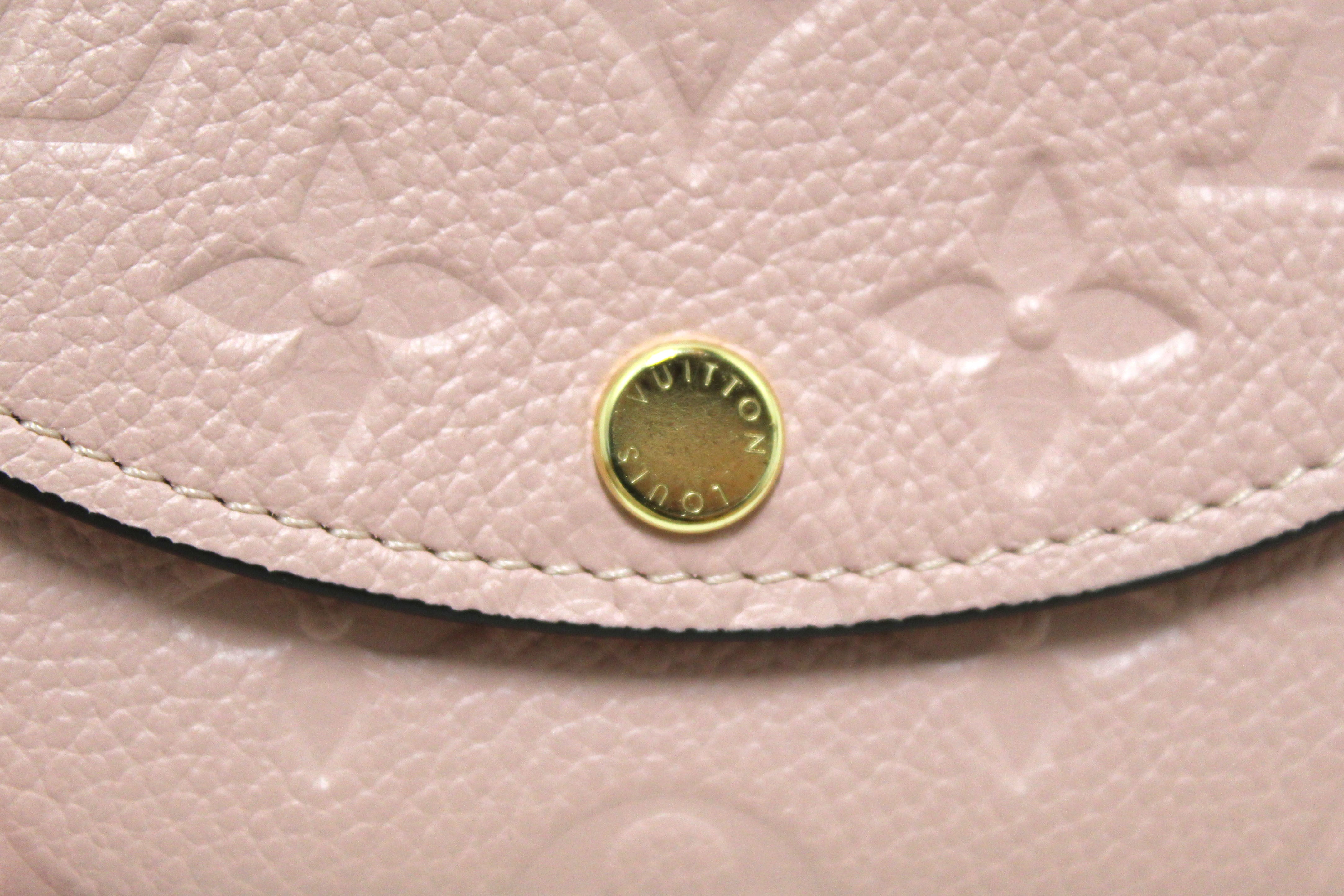 Louis Vuitton Rose Poudre Monogram Empriente Leather Rosalie