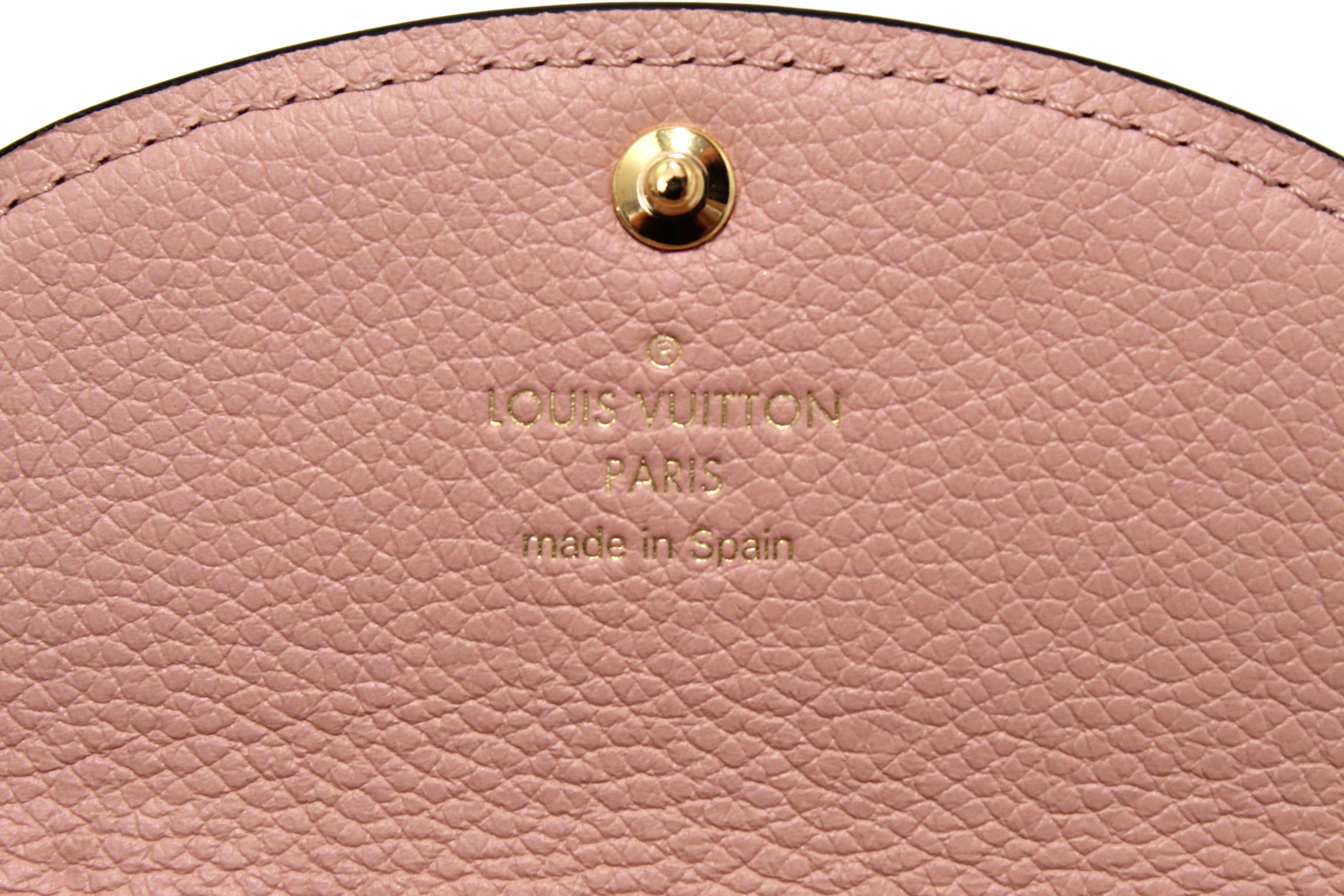 Louis Vuitton Pink Monogram Empreinte Leather Rosalie Coin Purse – Italy  Station