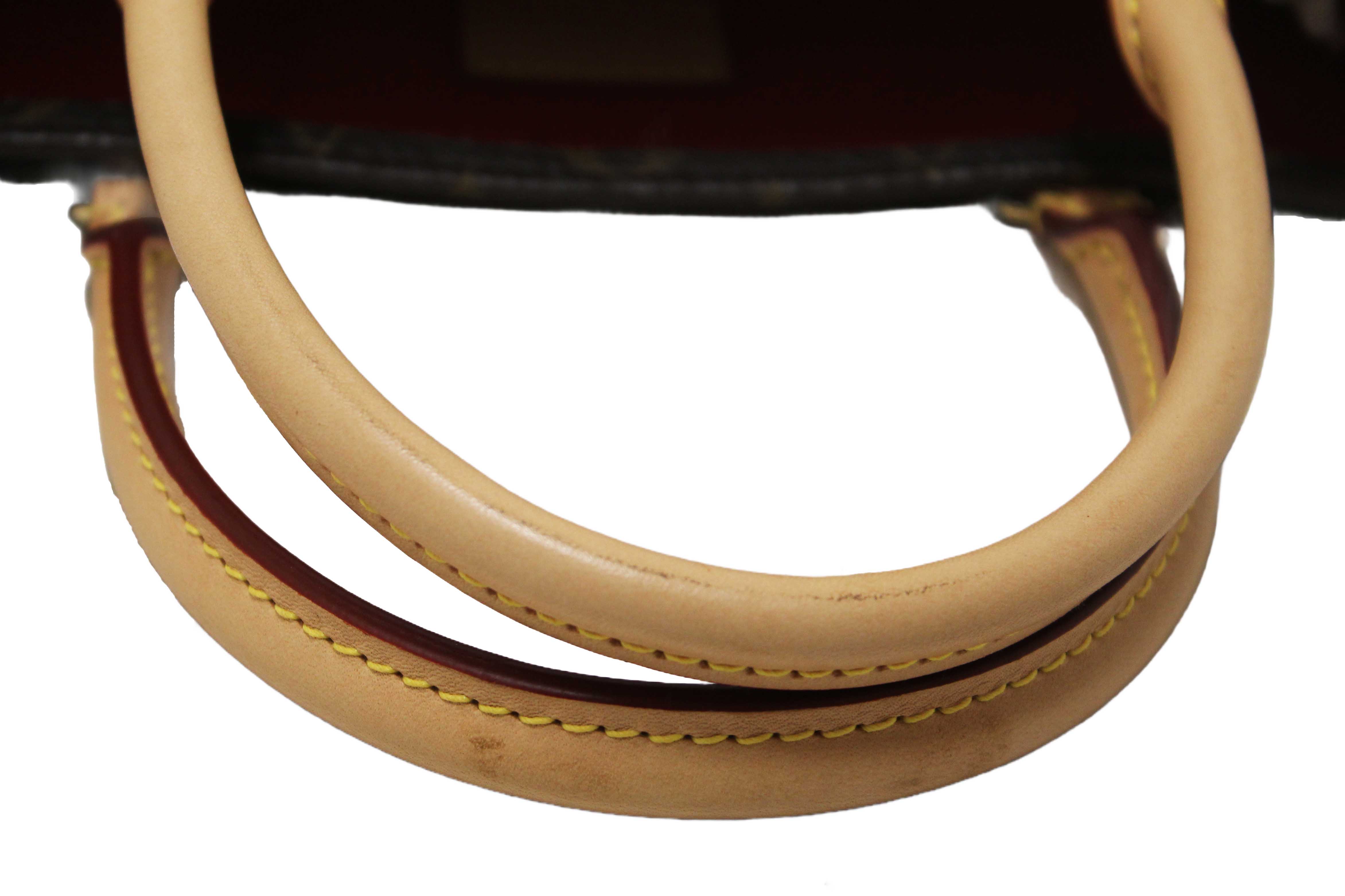 Authentic Louis Vuitton Classic Monogram Sac Plat PM Shoulder Tote