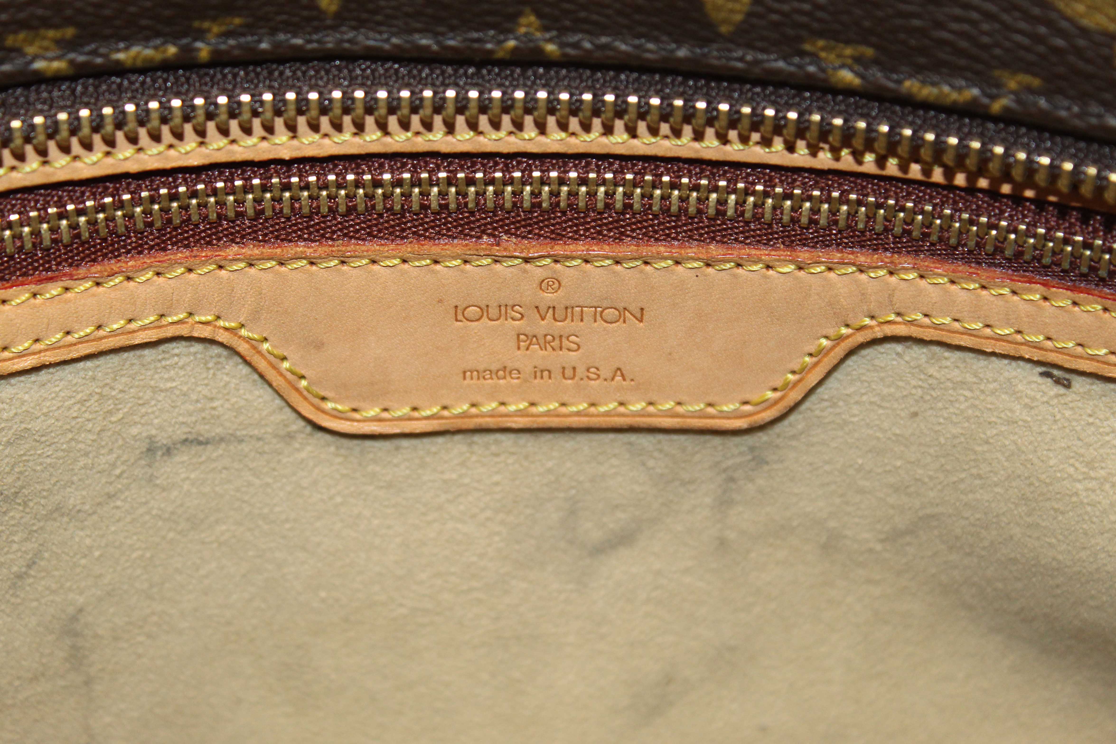 Authentic Louis Vuitton Classic Monogram Luco Tote Shoulder Bag