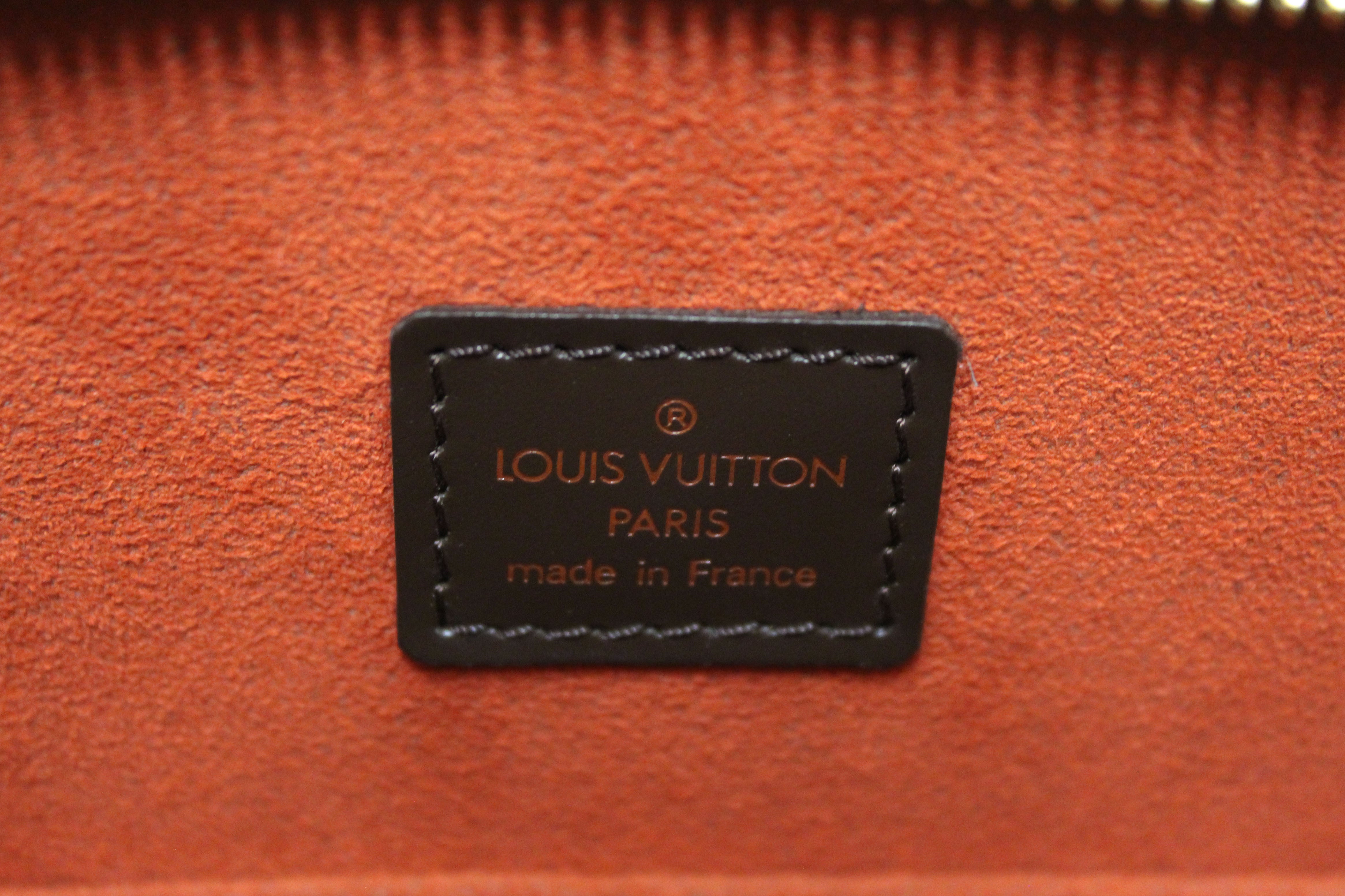 Authentic Louis Vuitton Damier Ebene Venice Sac Plat GM Bag