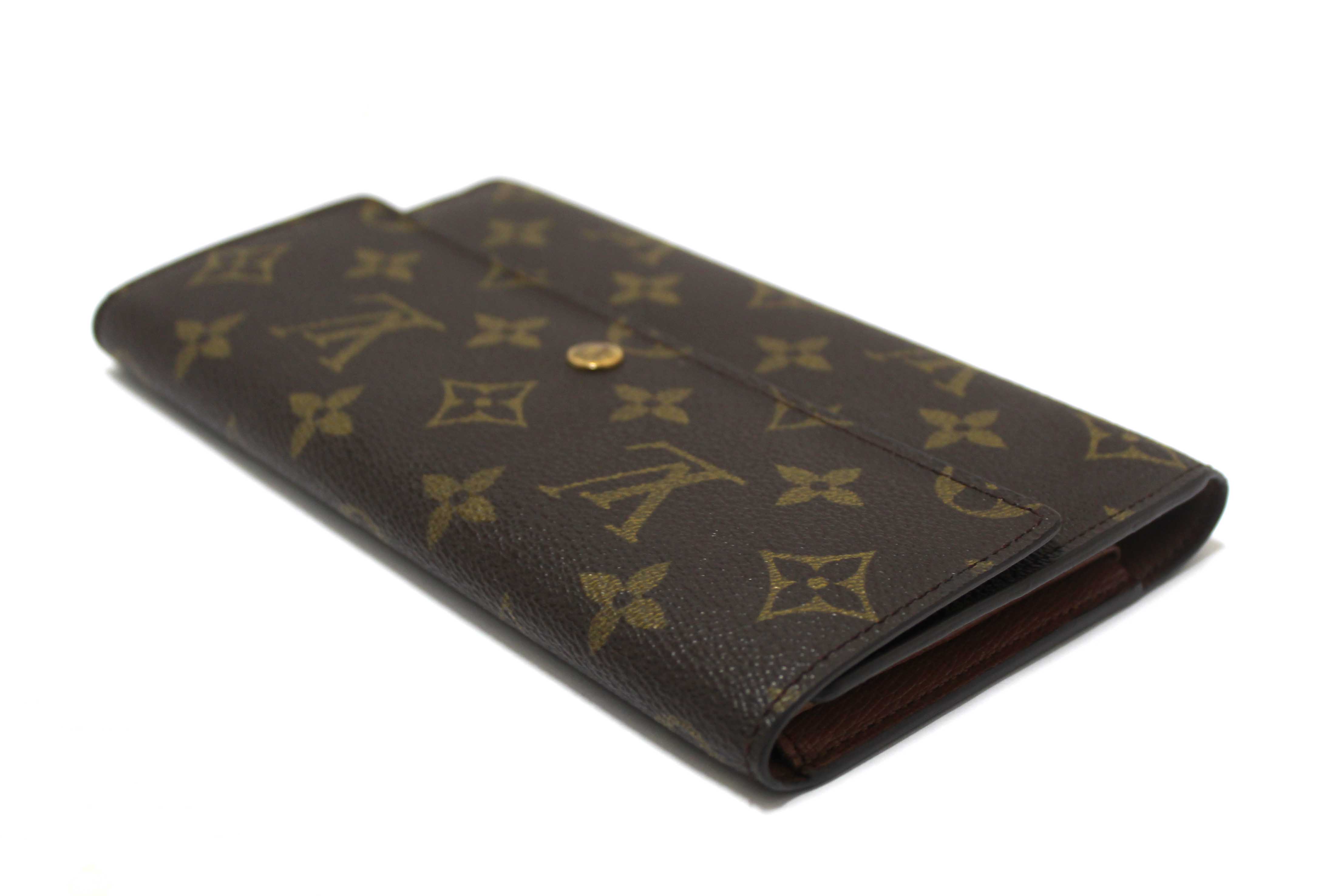 Authentic Vintage Louis Vuitton Classic Monogram Canvas PTI Long Wallet