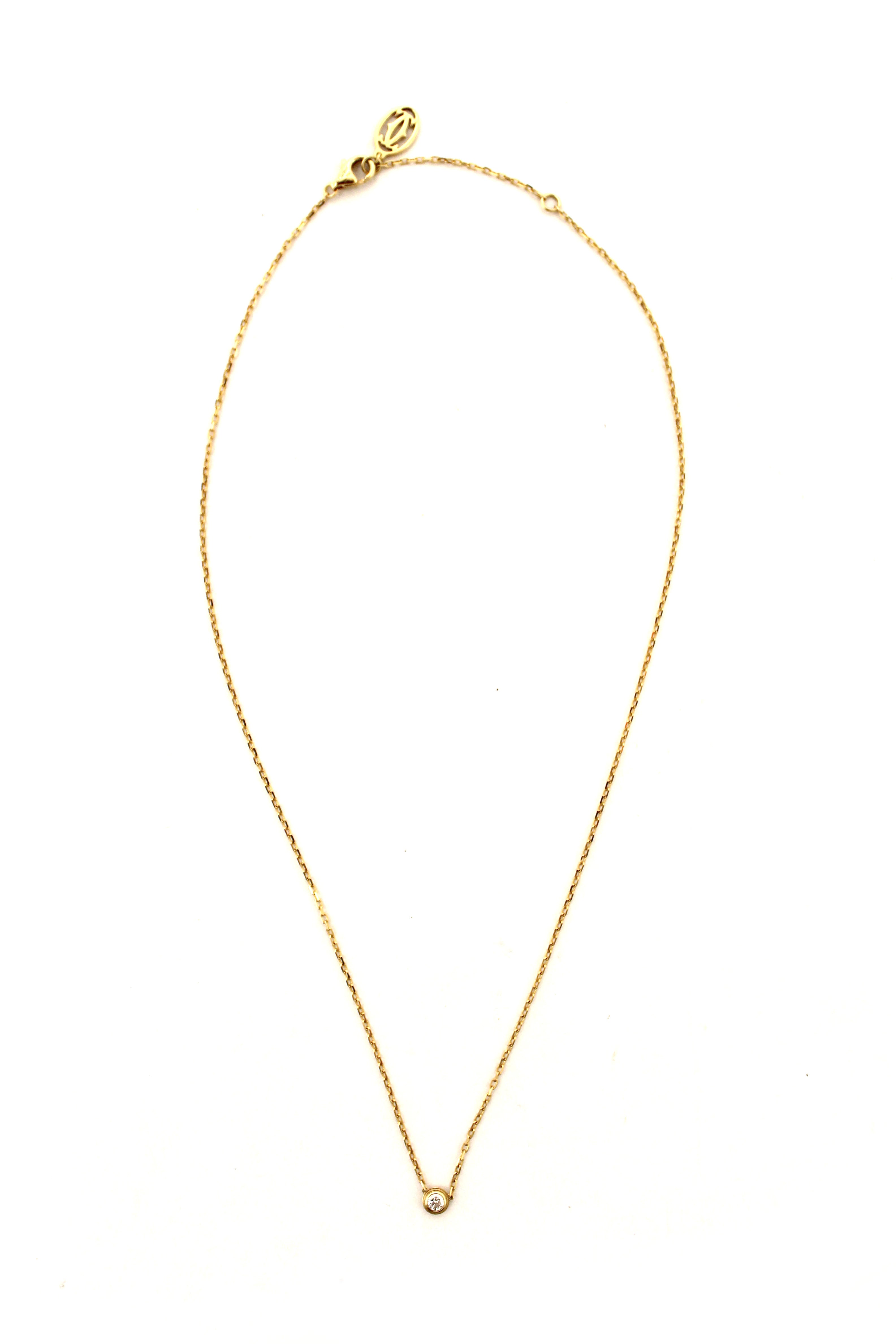 Authentic Cartier 18K Gold D'Amour Necklace