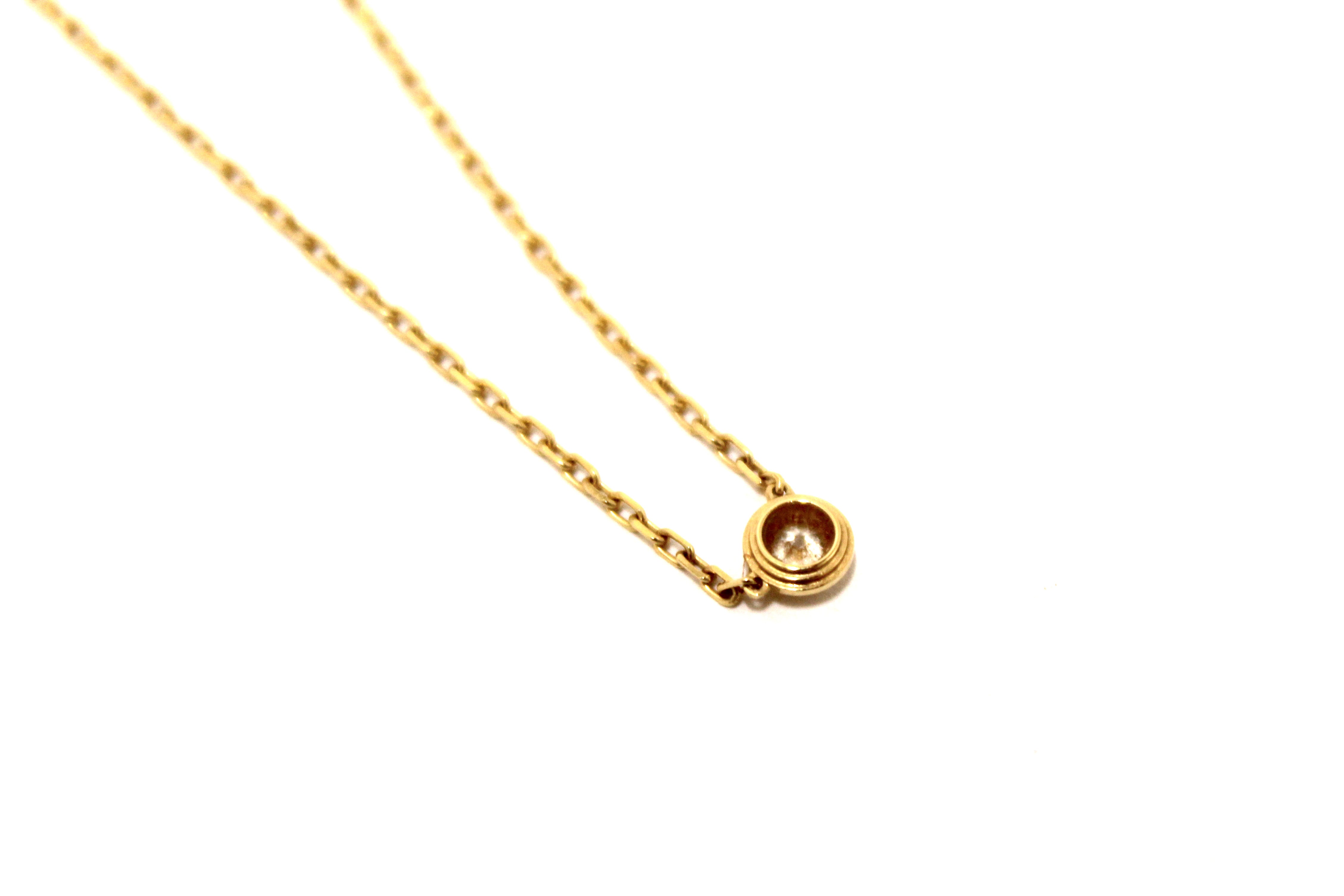 Authentic Cartier 18K Gold D'Amour Necklace