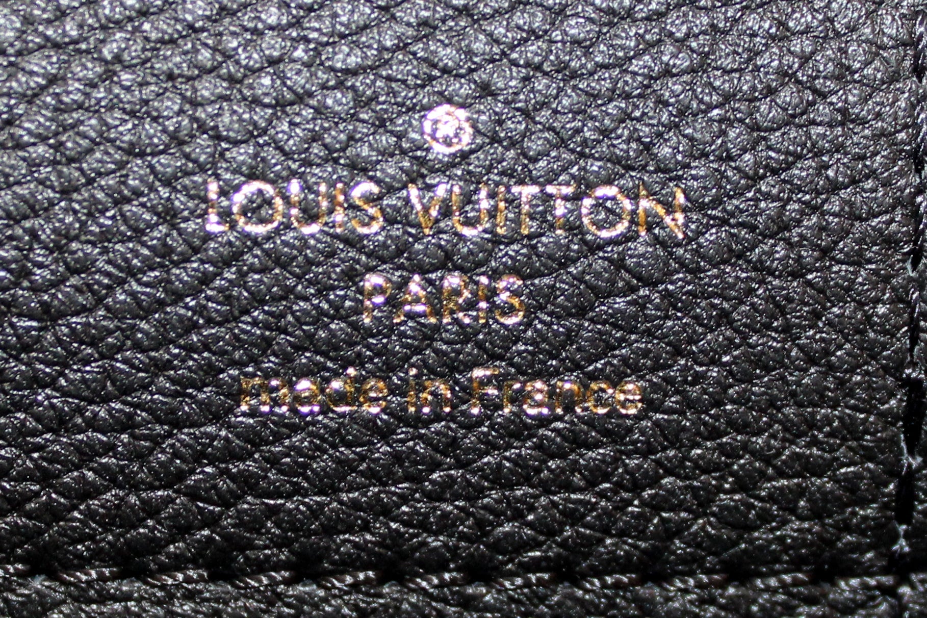 Louis Vuitton Riverside, Damier Ebene and Black, Preowned in Box WA001