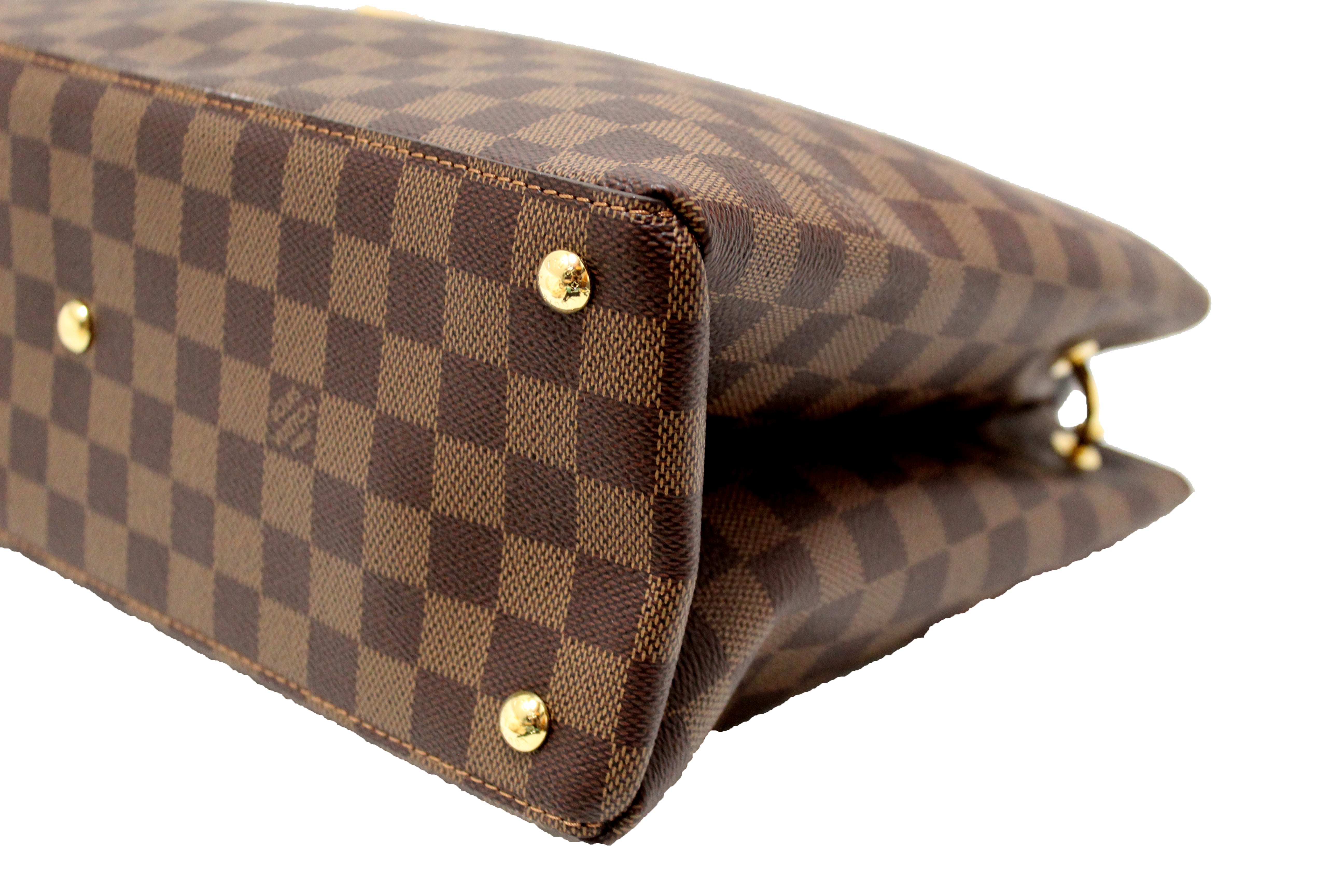 Shop Louis Vuitton DAMIER GRAPHITE Canvas Leather Bags by rouge-blason