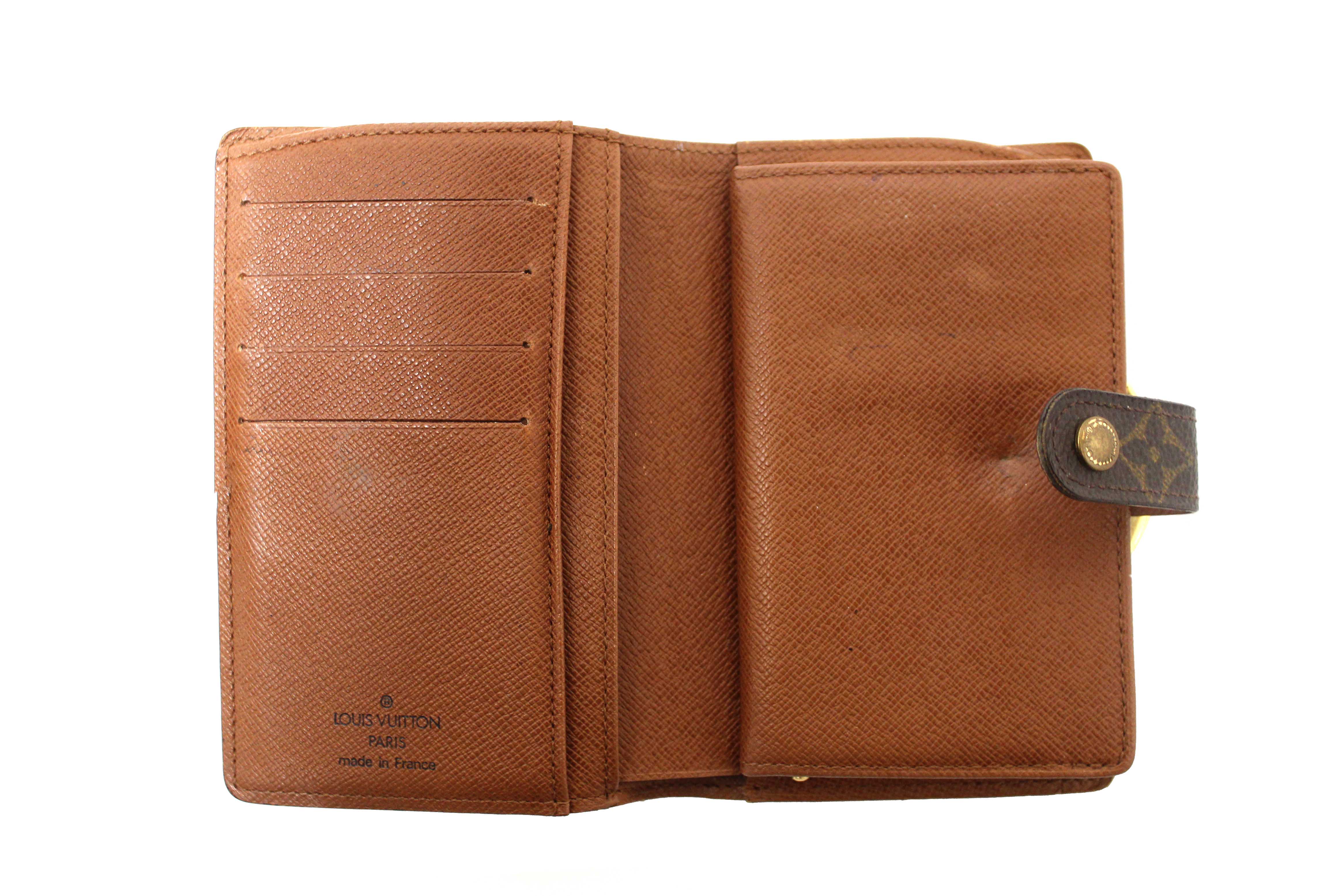 Authentic Louis Vuitton Monogram Canvas French Wallet