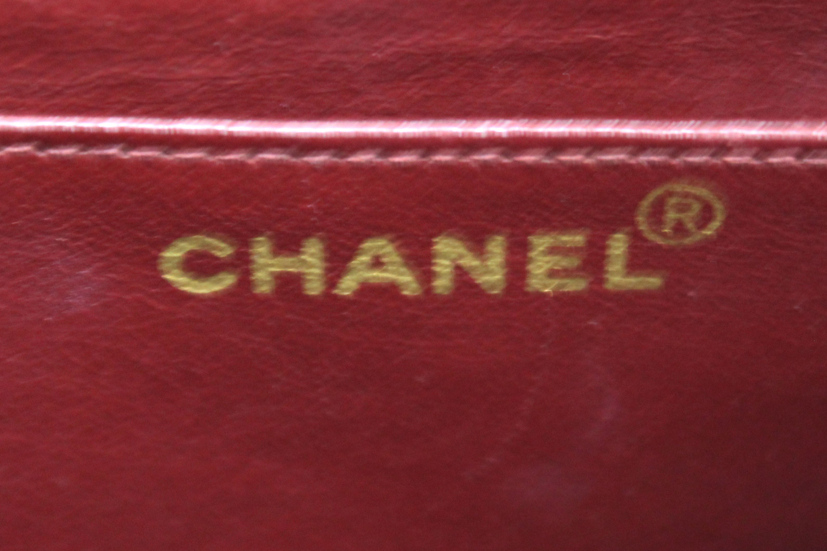 Authentic Chanel Vintage Black Quilted Lambskin Leather Classic Maxi Flap Bag